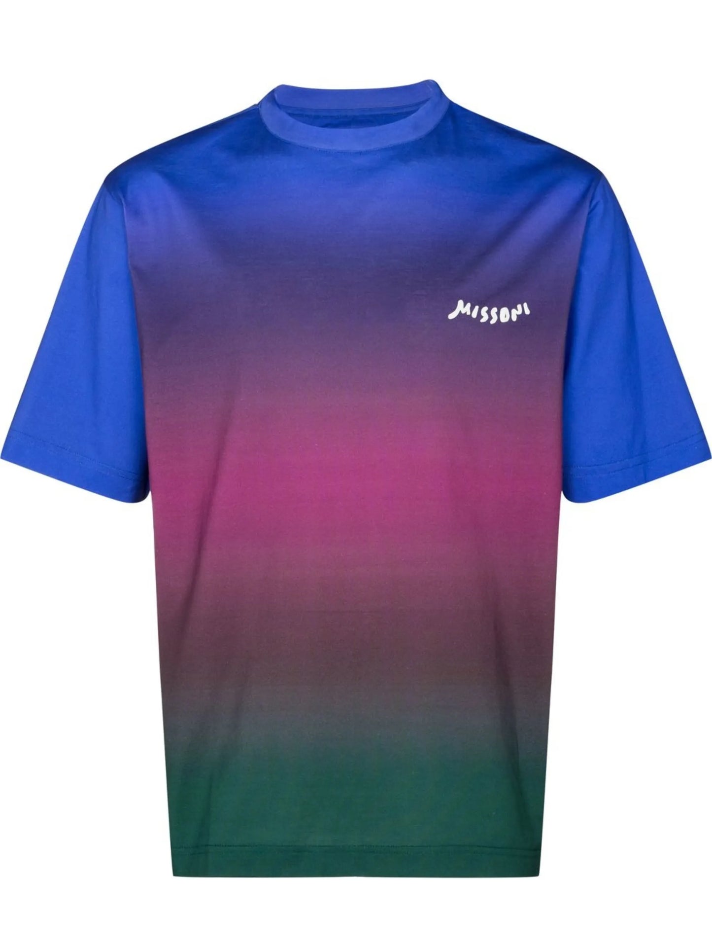 gradient-print T-shirt