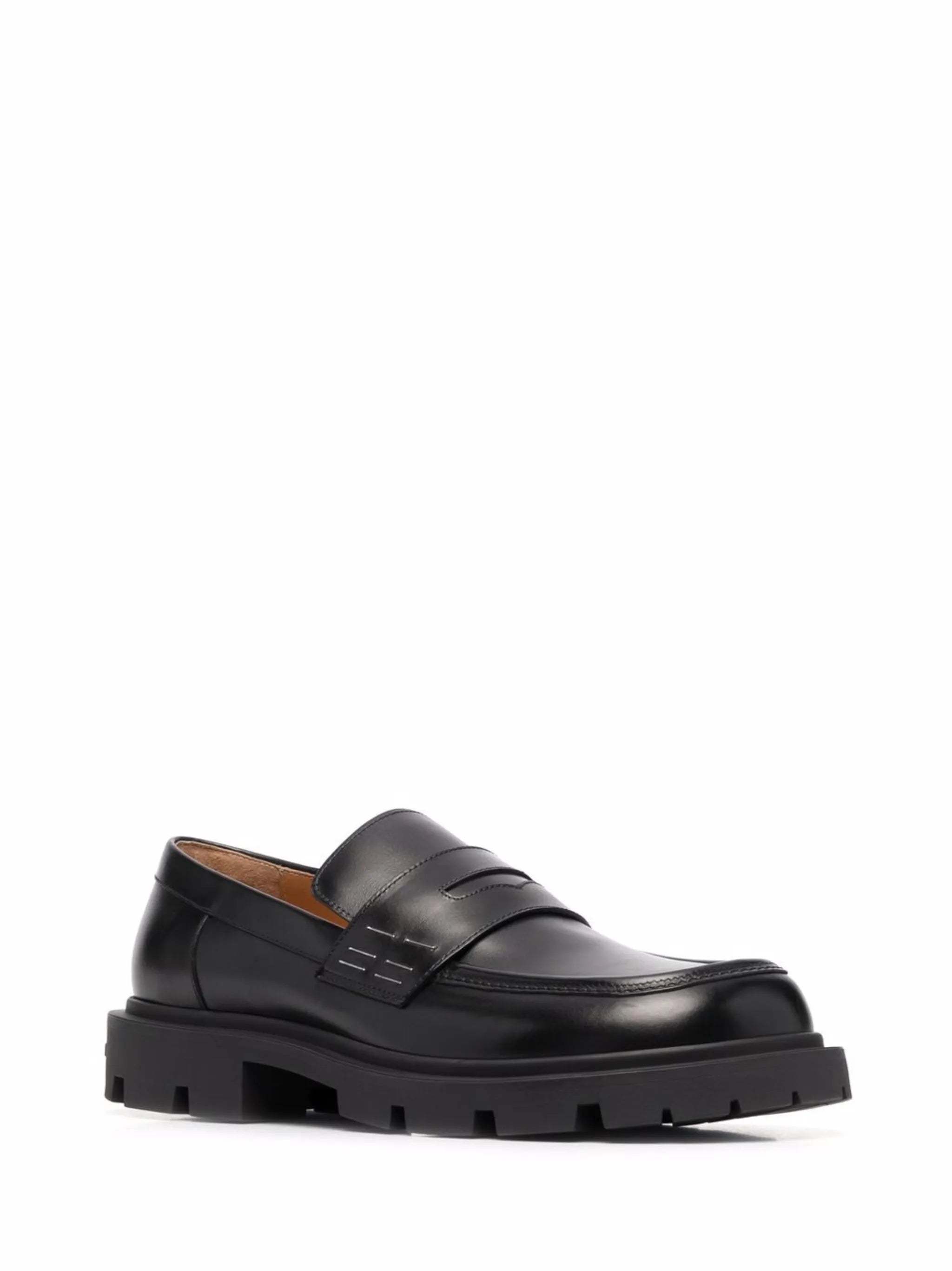 low-heel loafers