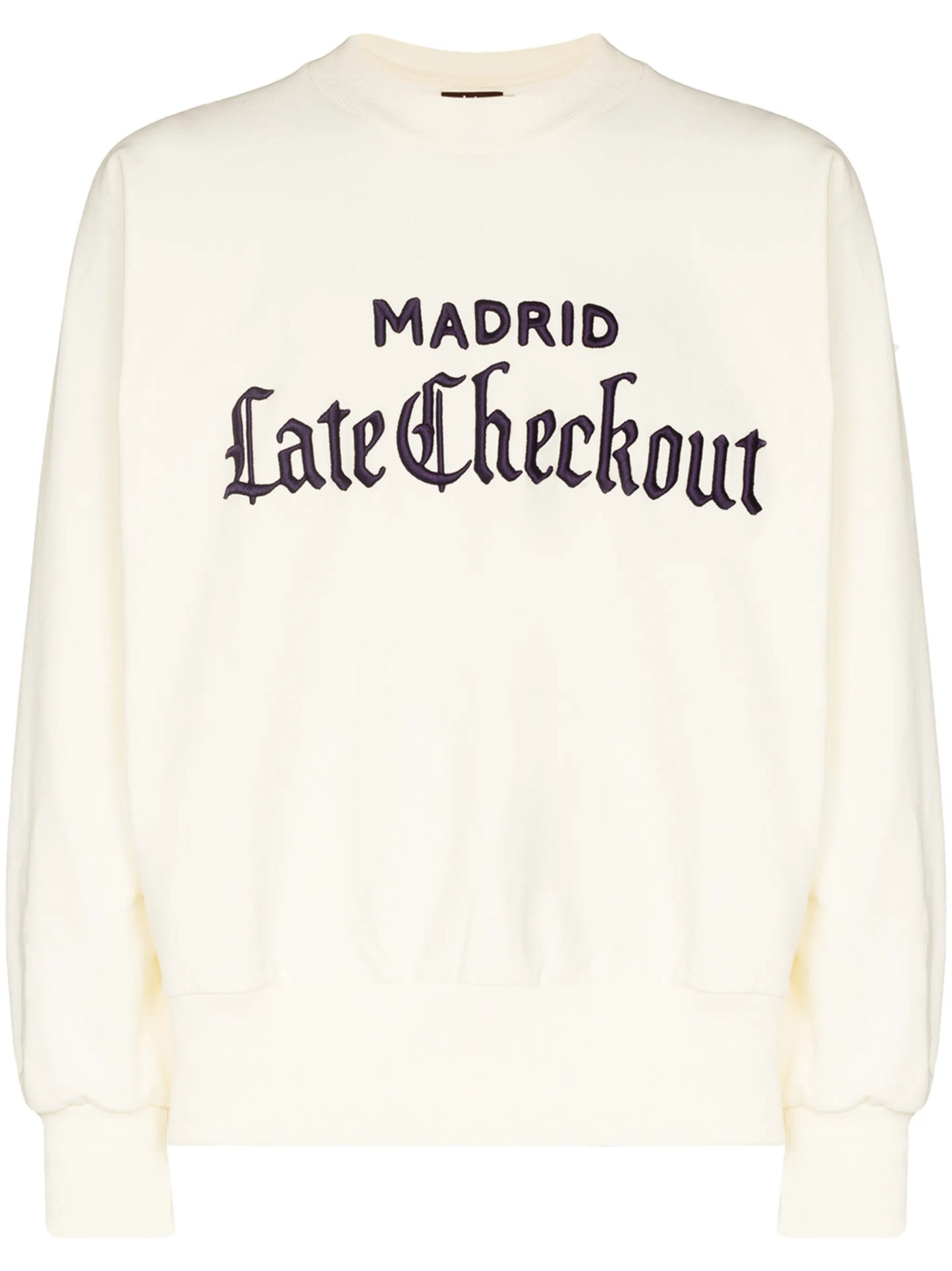 logo-embroidered sweatshirt