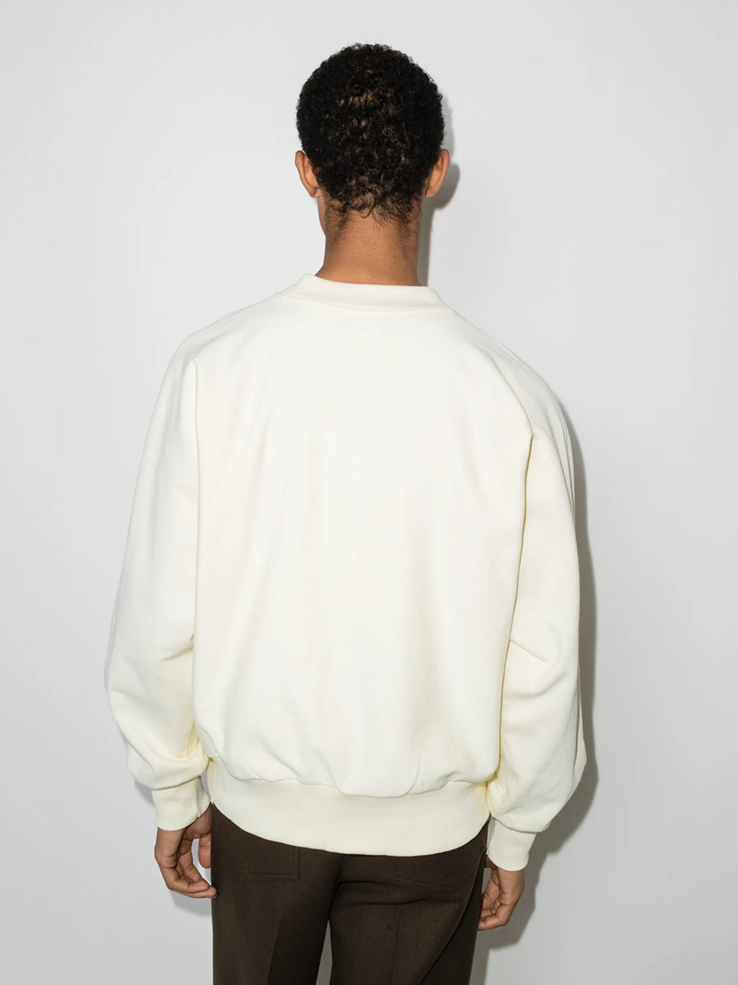 logo-embroidered sweatshirt