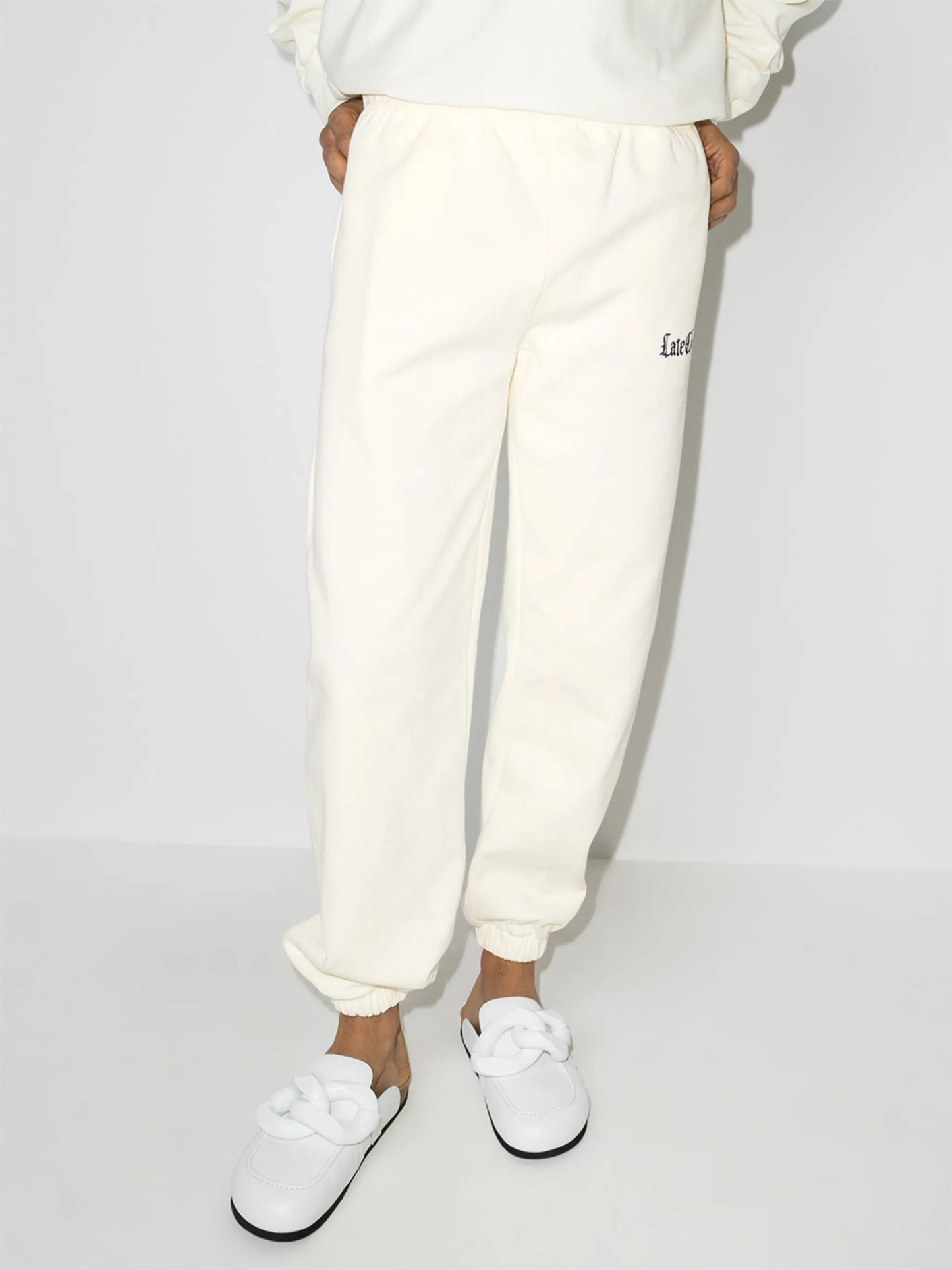 Issa 'Jean' embroidered track pants