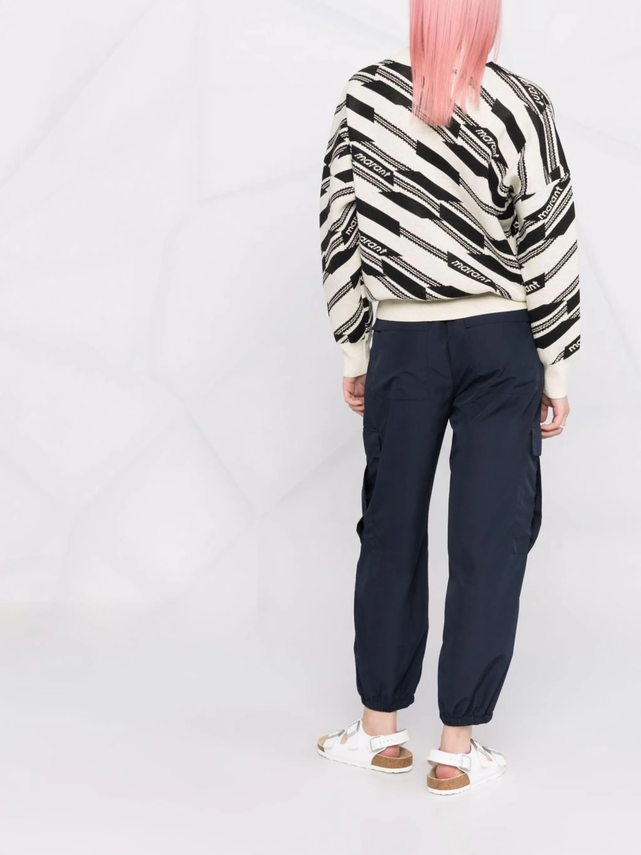 intarsia-knit long-sleeve jumper