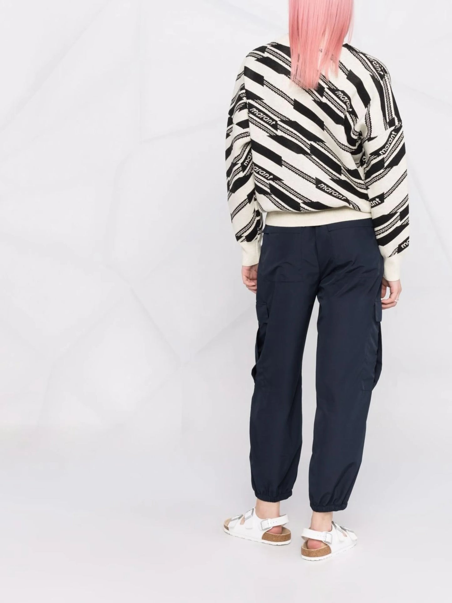 intarsia-knit long-sleeve jumper