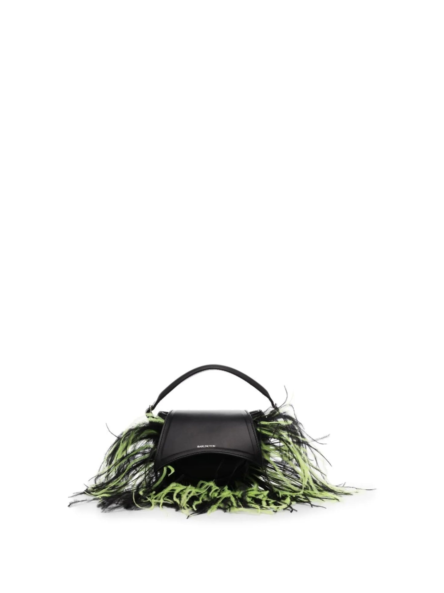 Sid feather-trim mini bag
