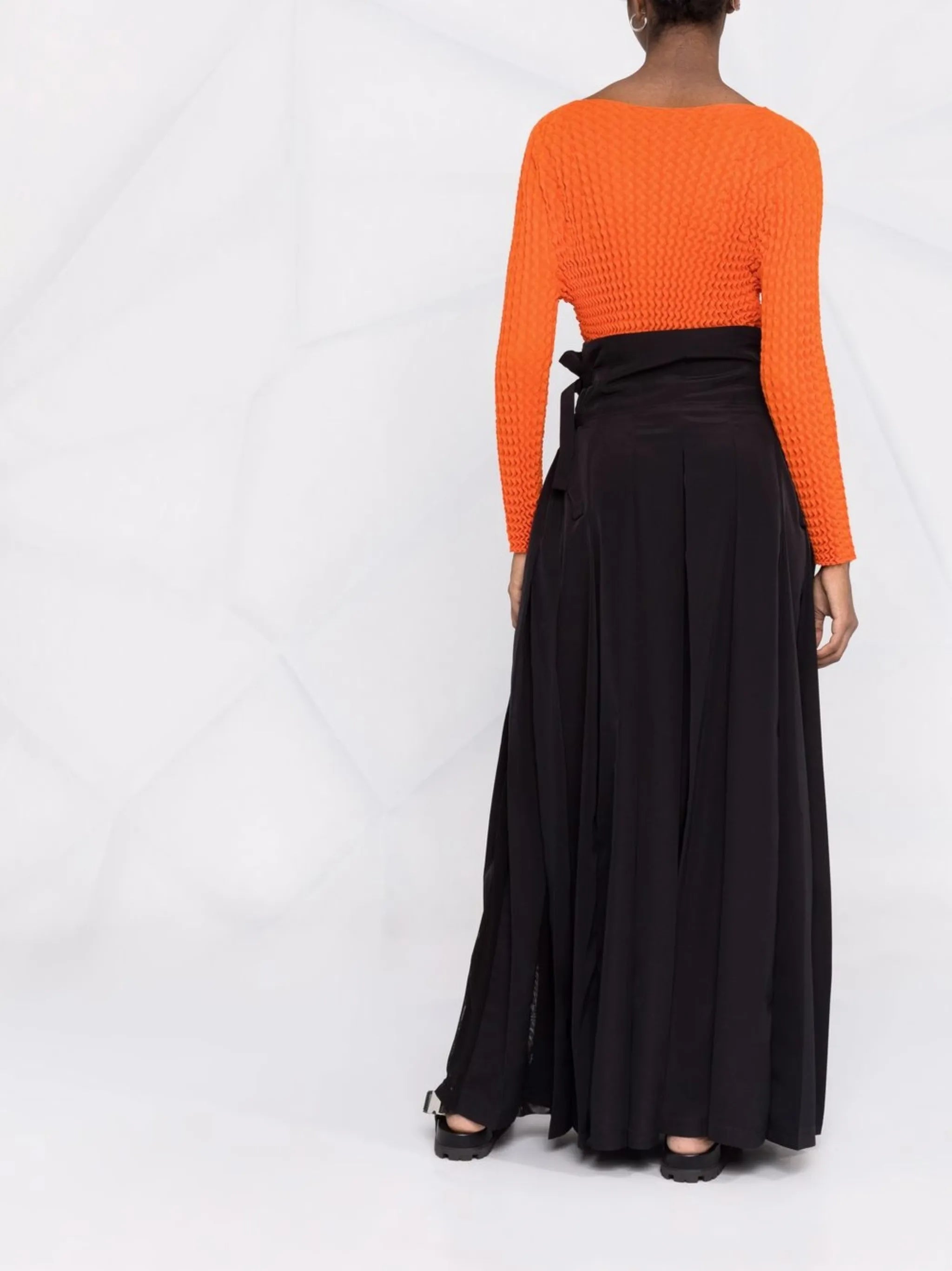 3-stripes floor length skirt
