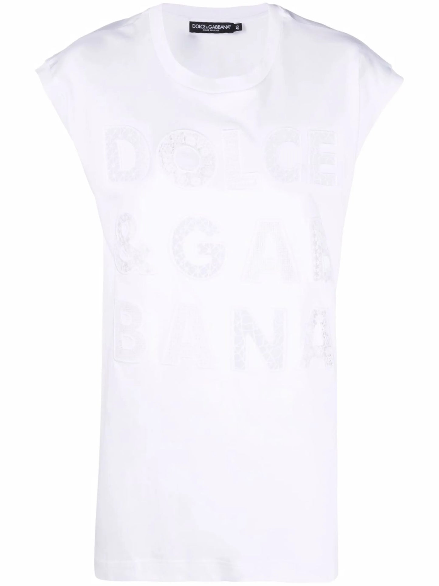 logo cut-out T-shirt