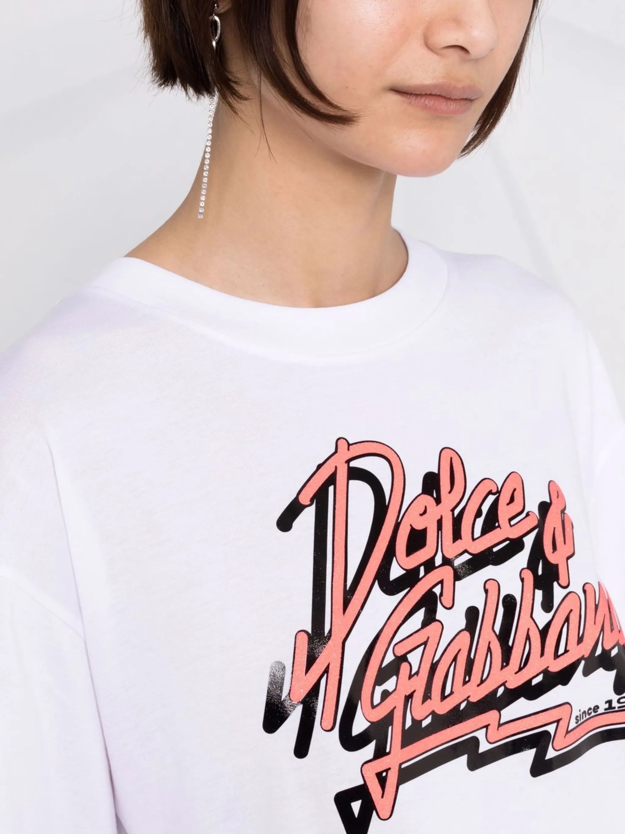 logo-print oversized T-shirt