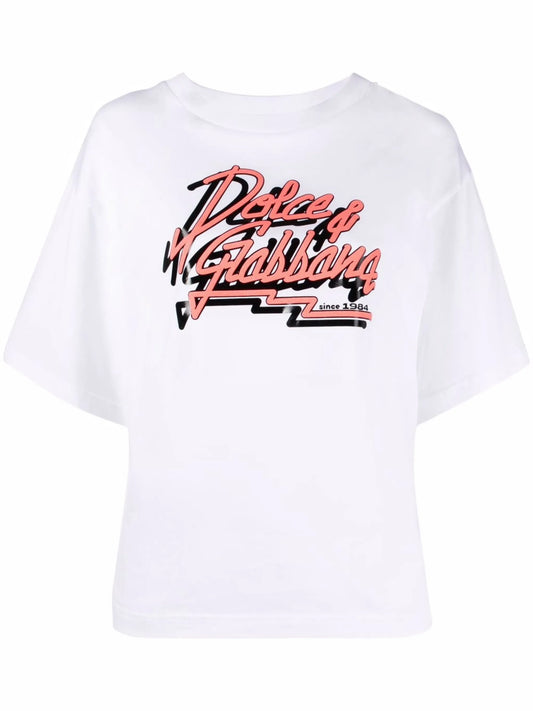 logo-print oversized T-shirt