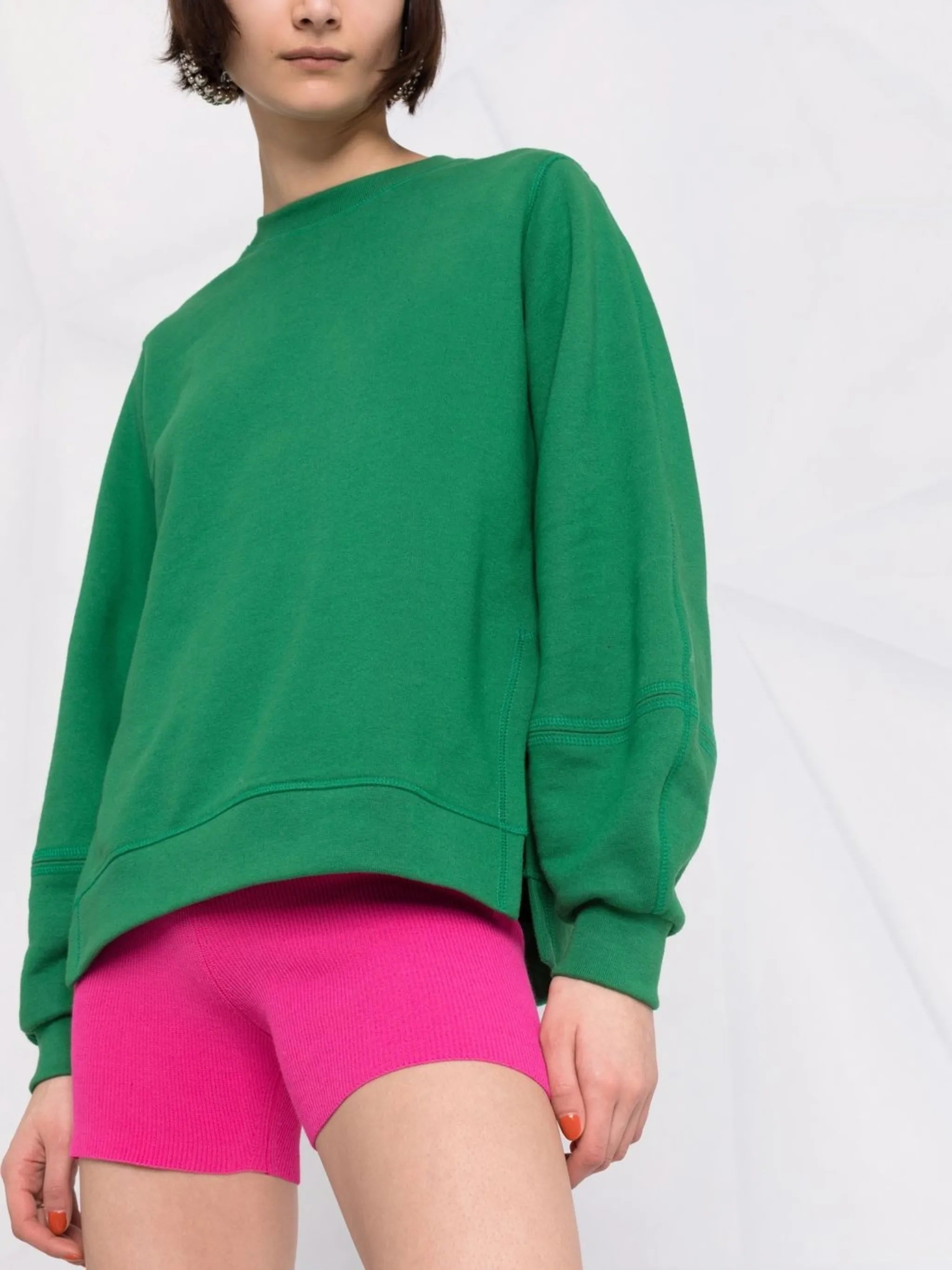 Le Short Arancia ribbed biker shorts