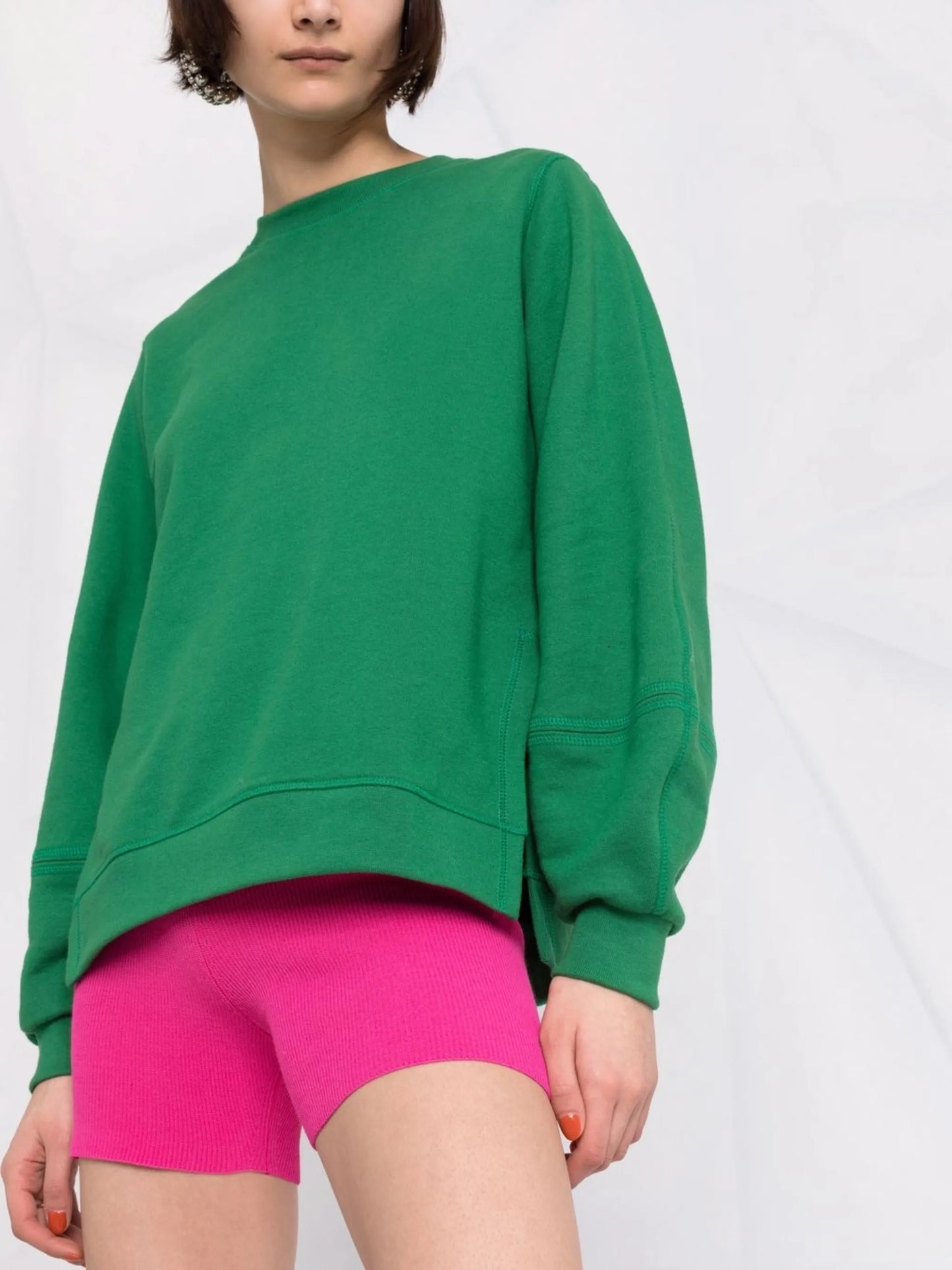 Le Short Arancia ribbed biker shorts