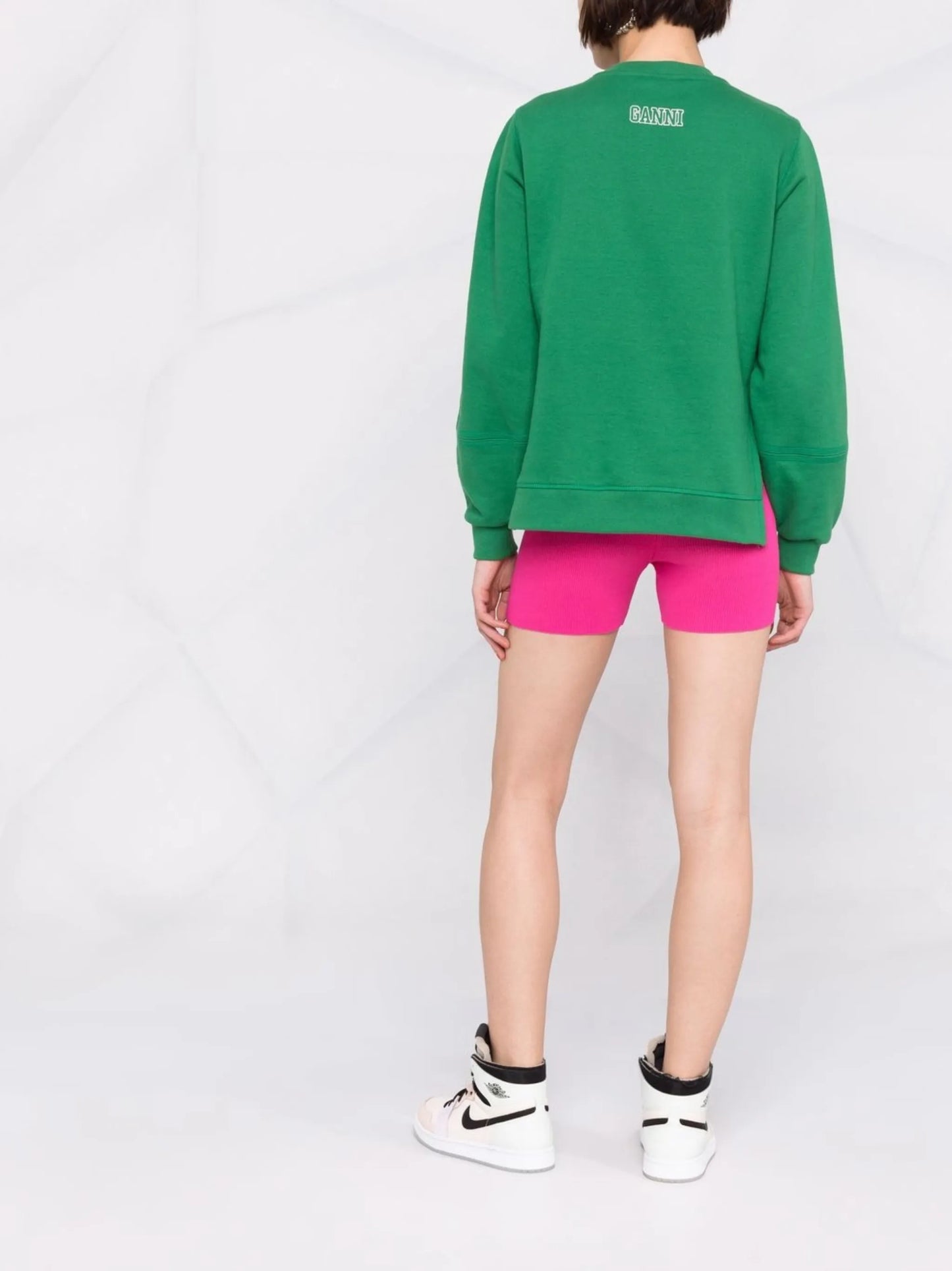 Le Short Arancia ribbed biker shorts