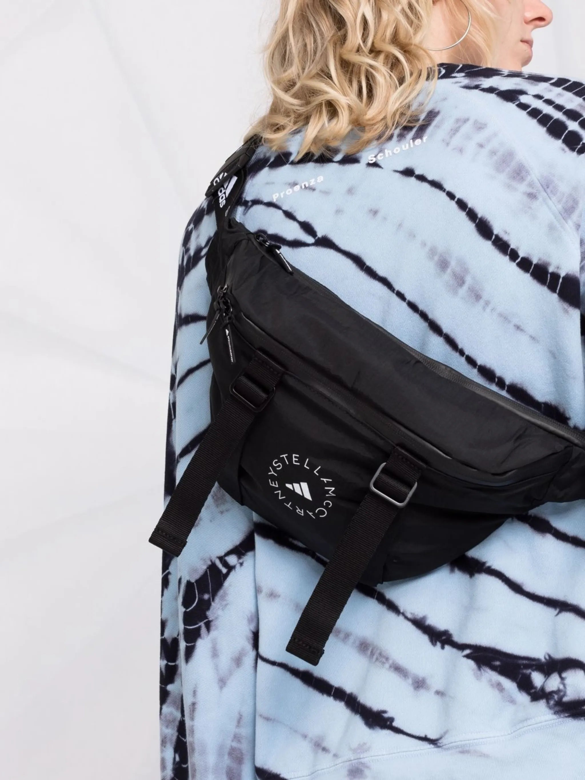 logo-print belt bag