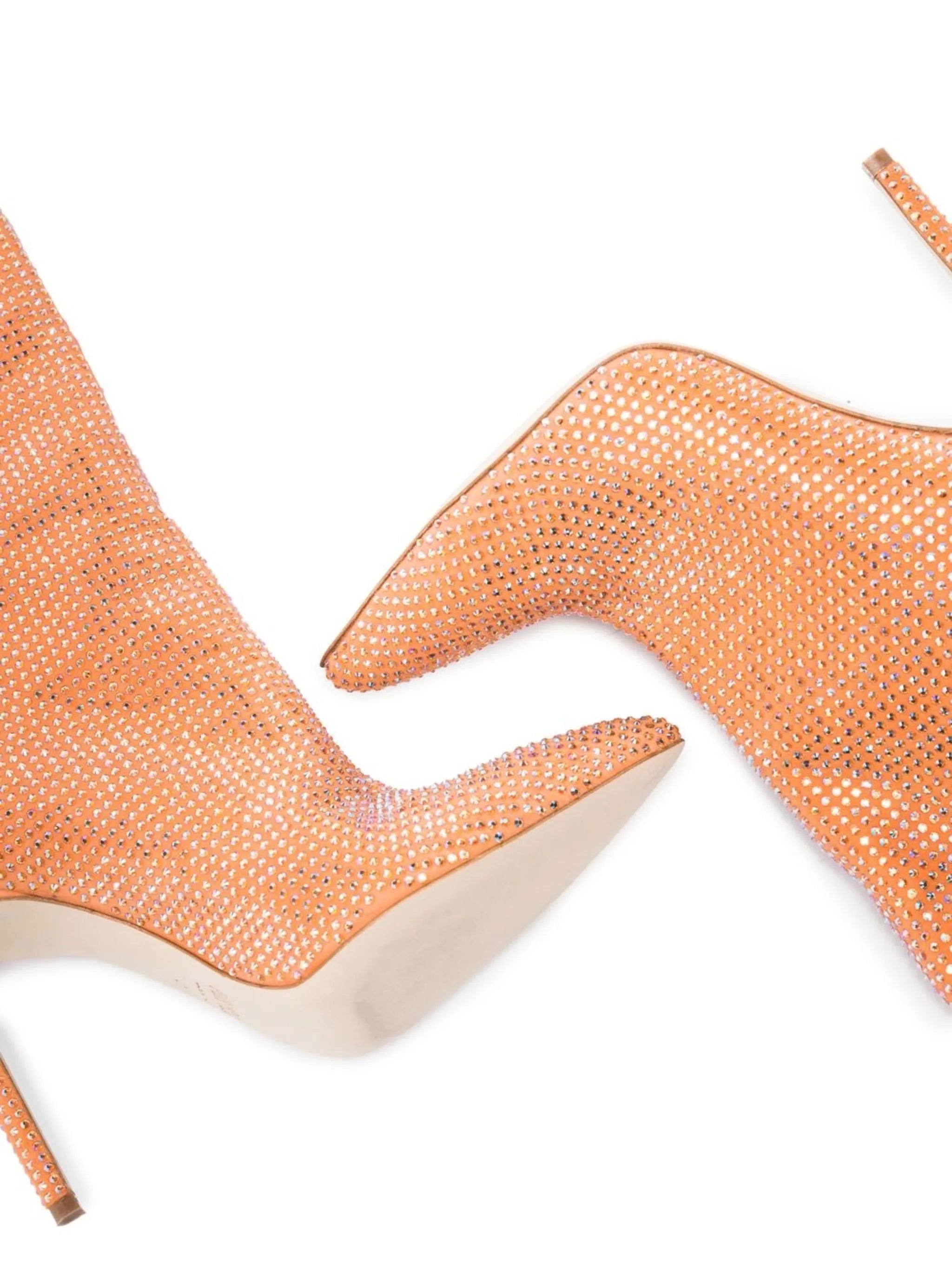 Holly crystal-embellished boots