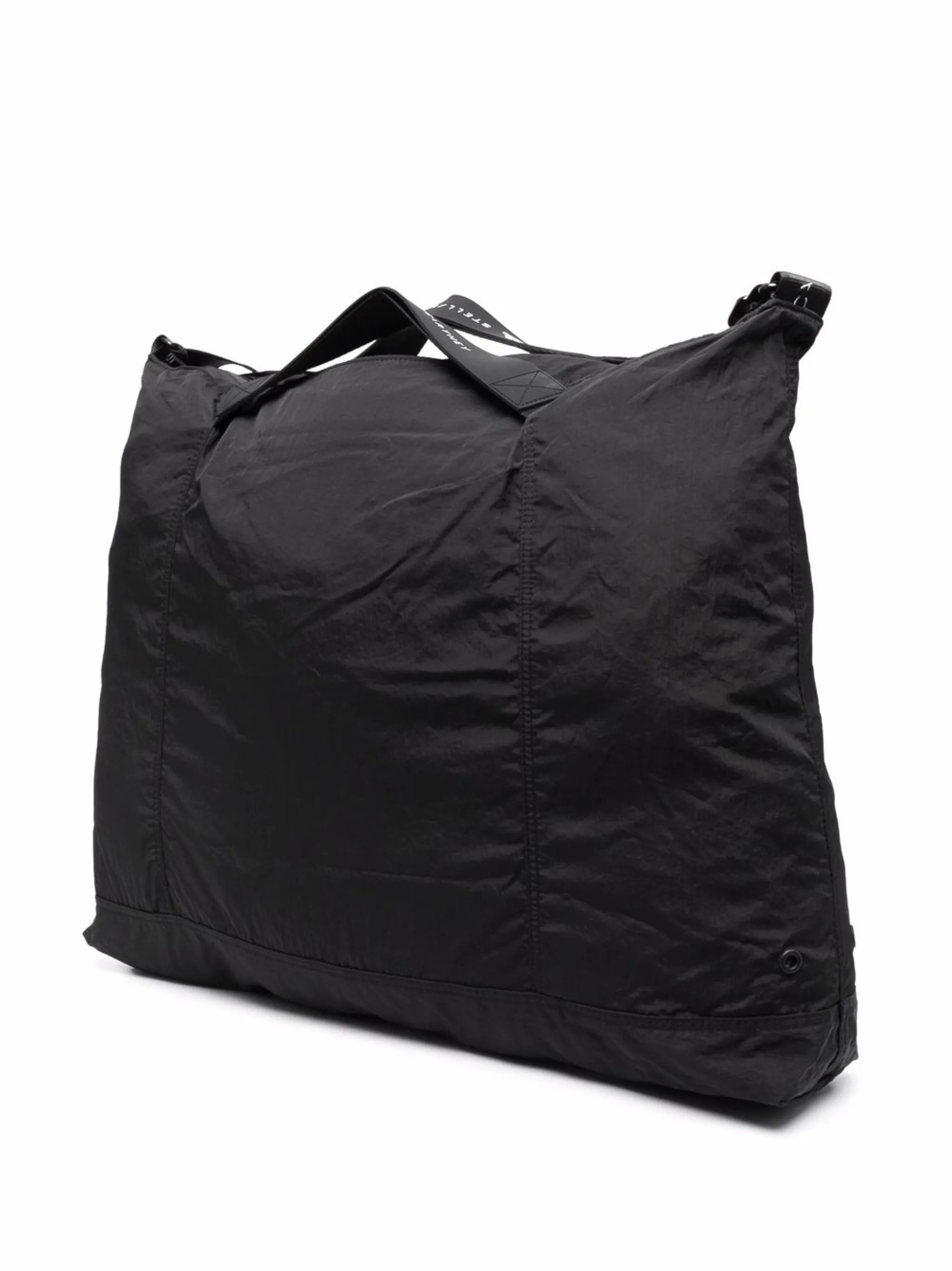 logo-print tote bag