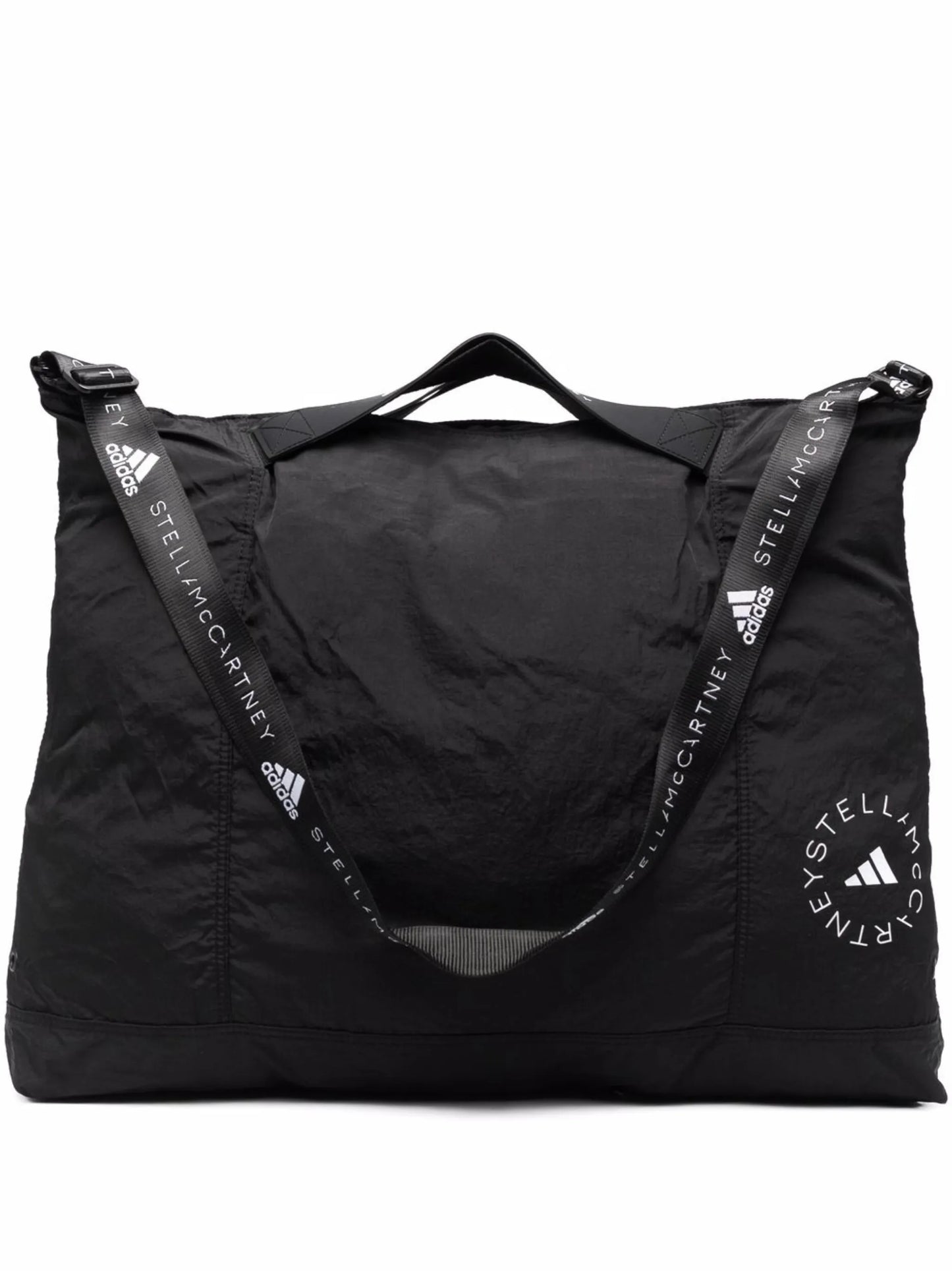logo-print tote bag