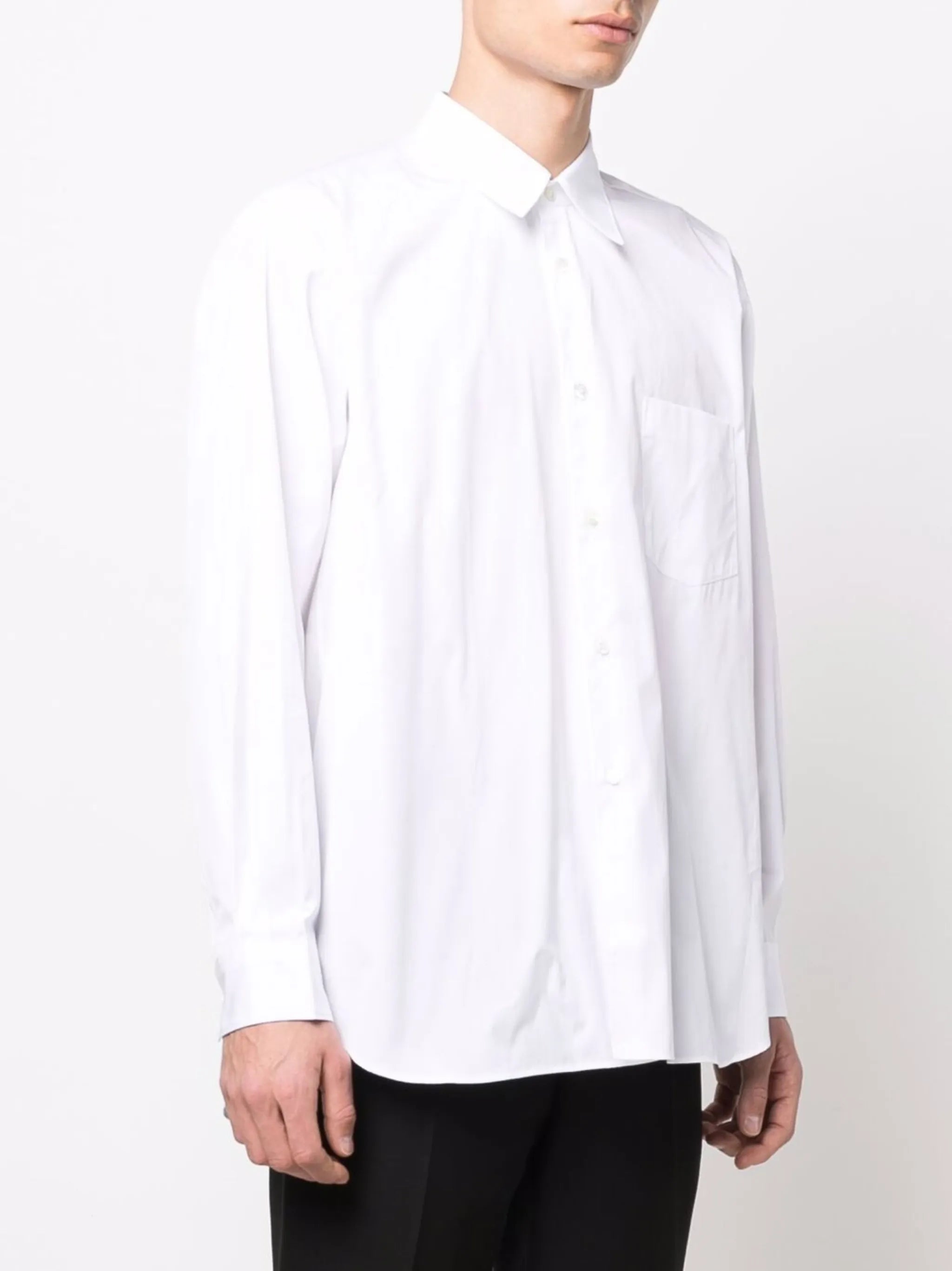 plain button-down shirt