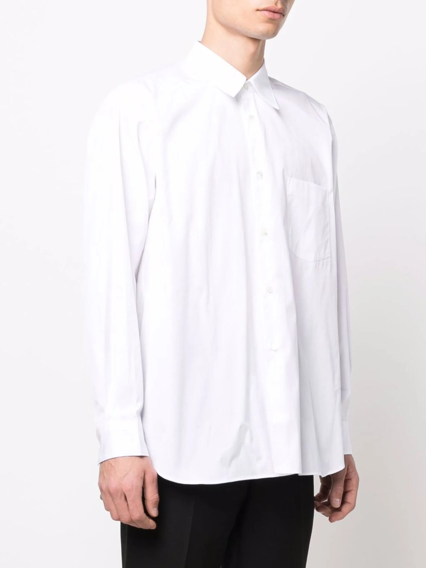 plain button-down shirt