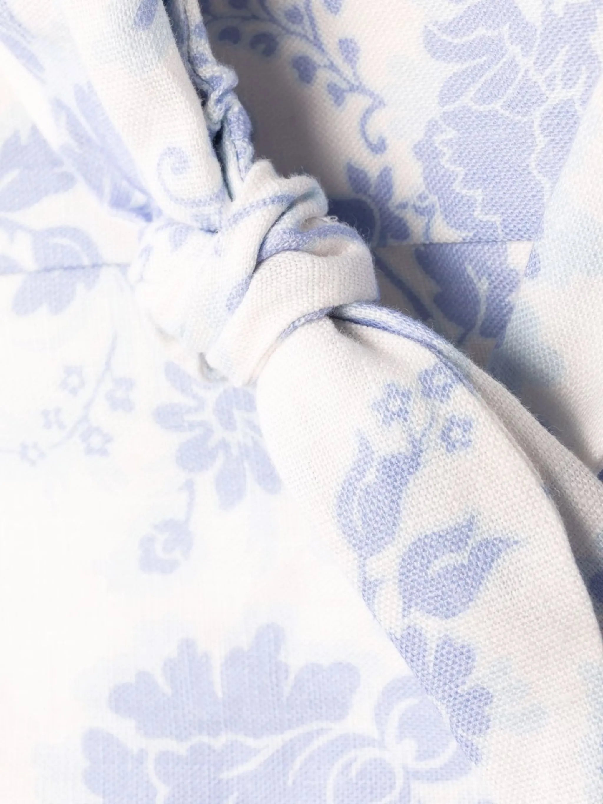 Postcard floral tie-shoulder midi dress