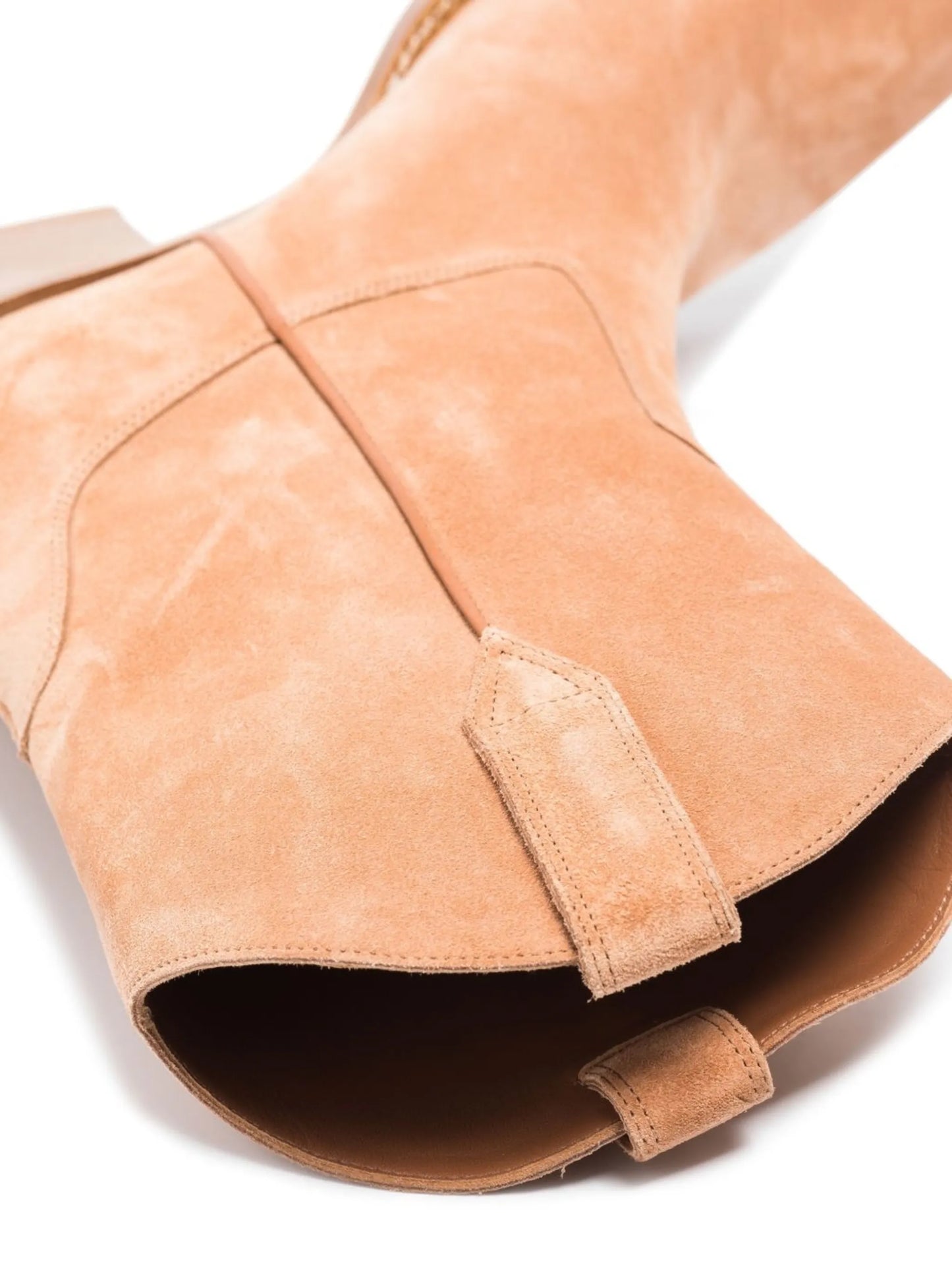 Western-style mid-calf boots