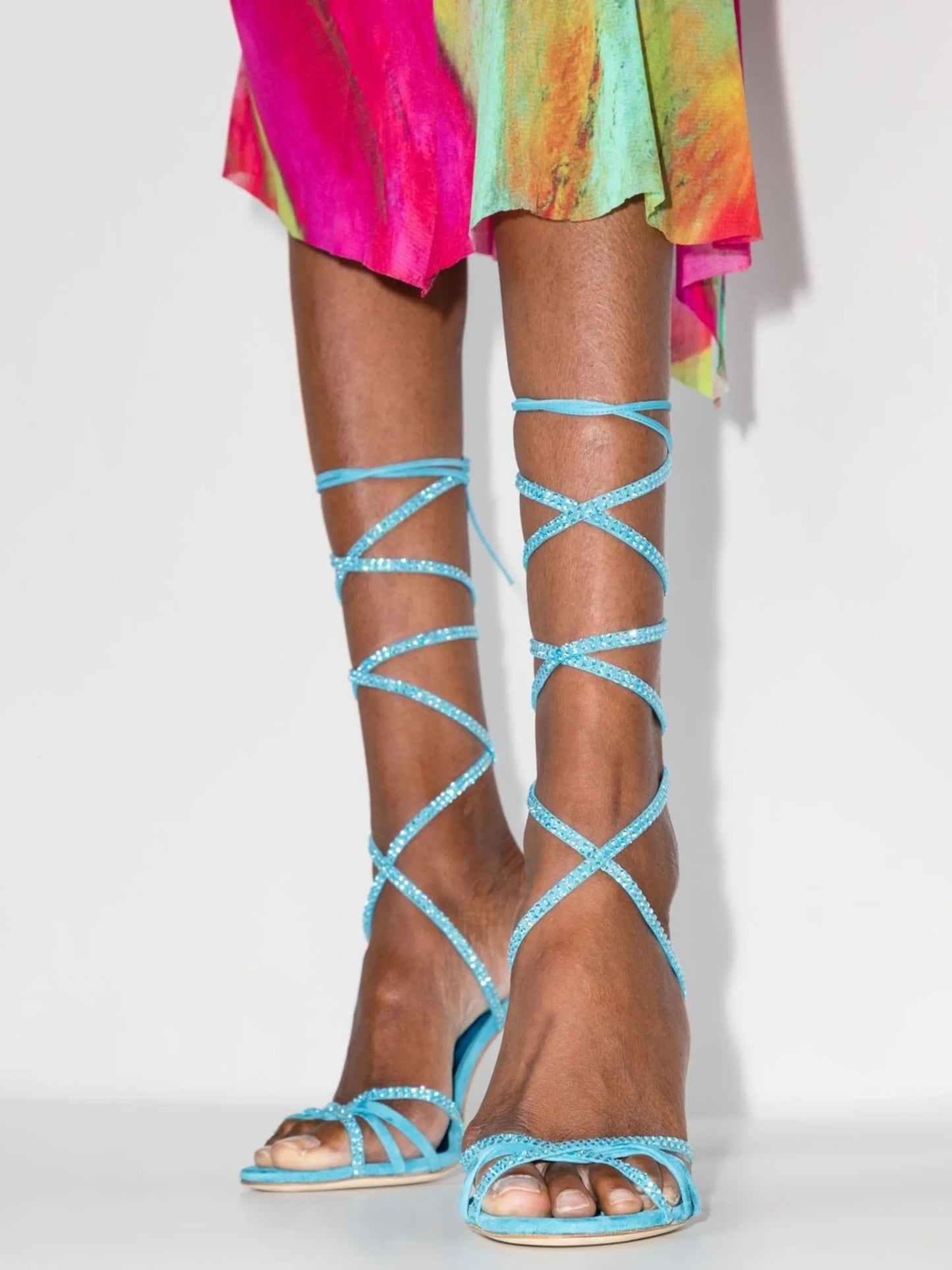 Holly Nicole 105mm lace up sandals