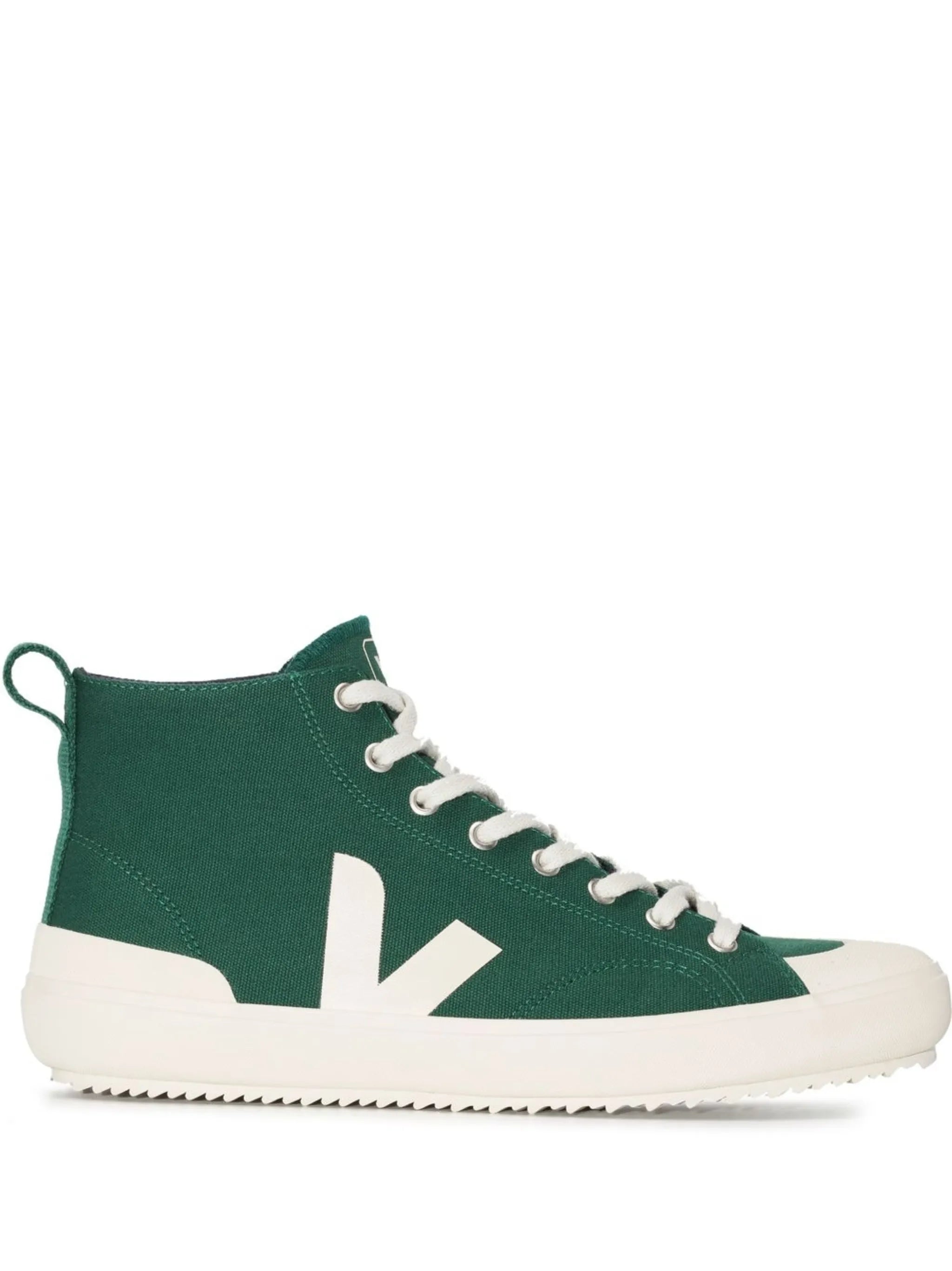 logo-patch lace-up sneakers