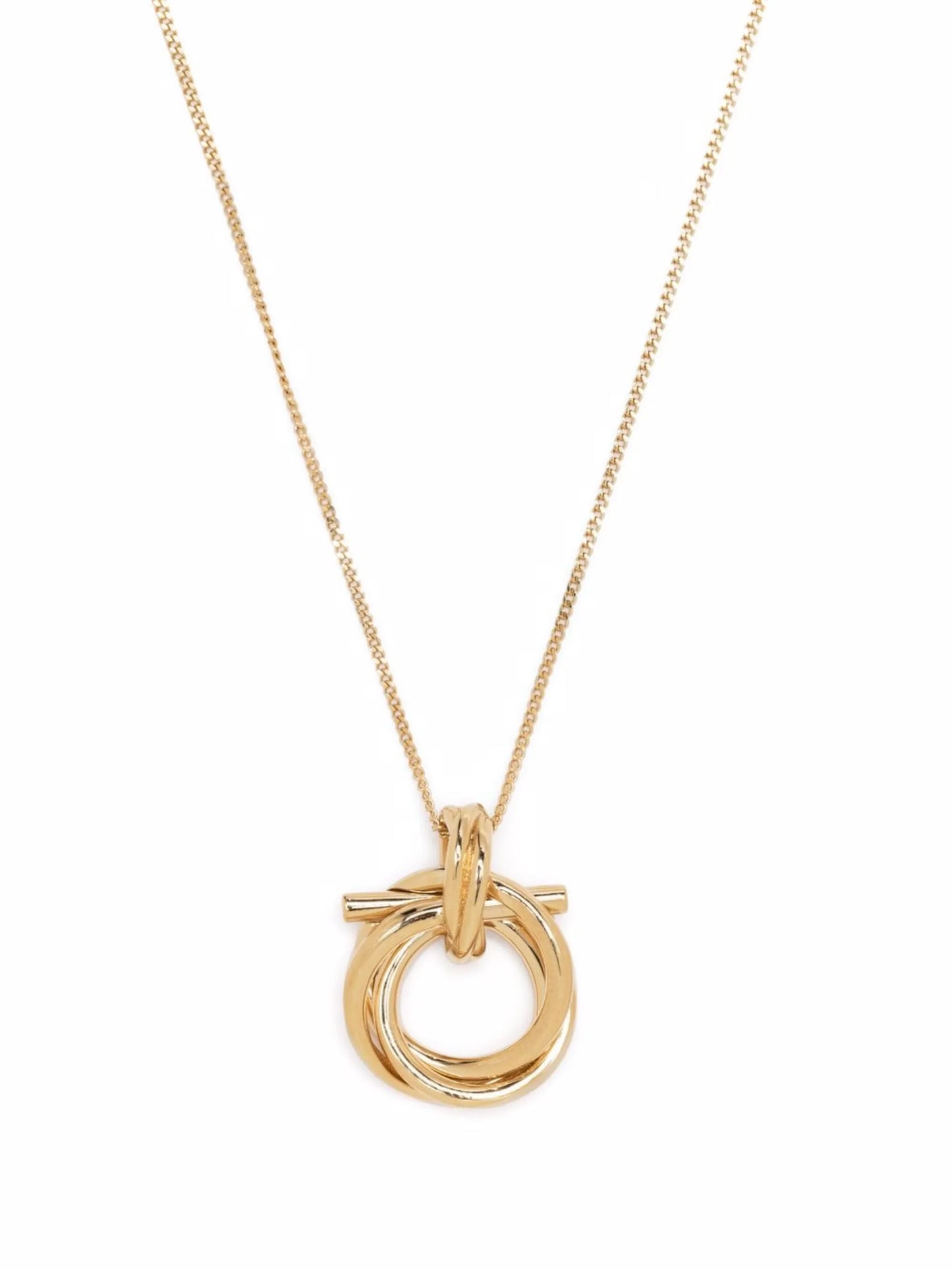 Gancini pendant necklace