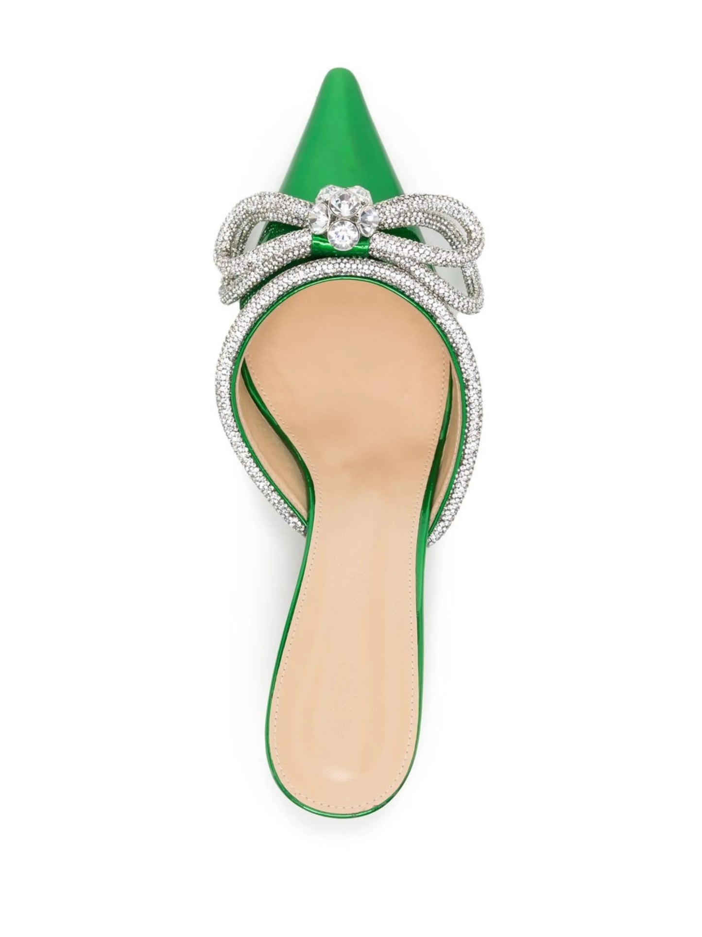 bow-detail pointed 75mm pumps