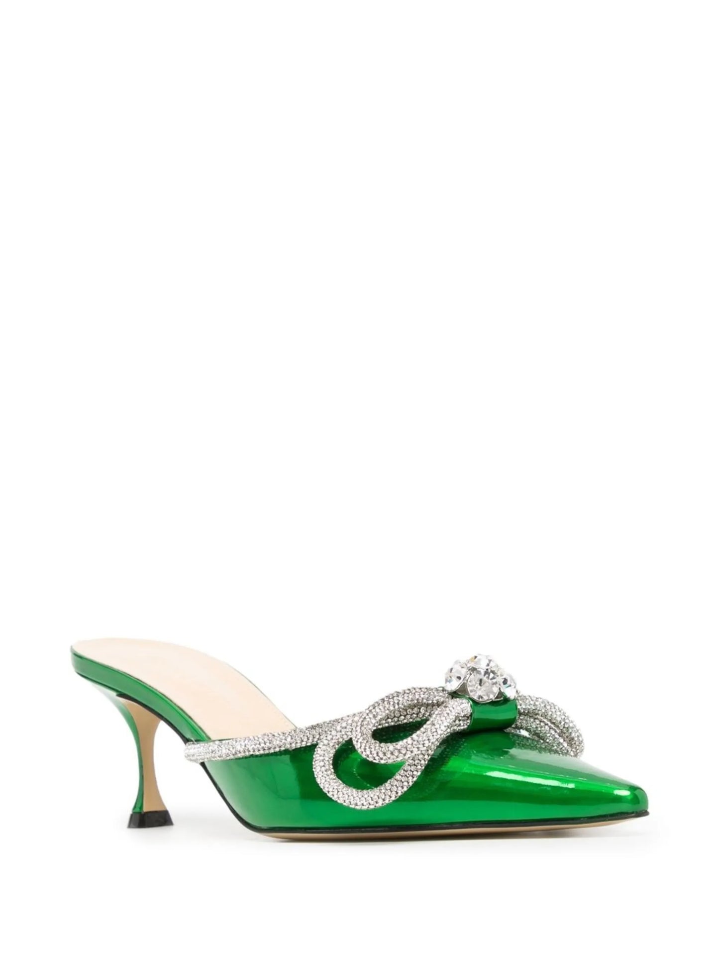 bow-detail pointed 75mm pumps