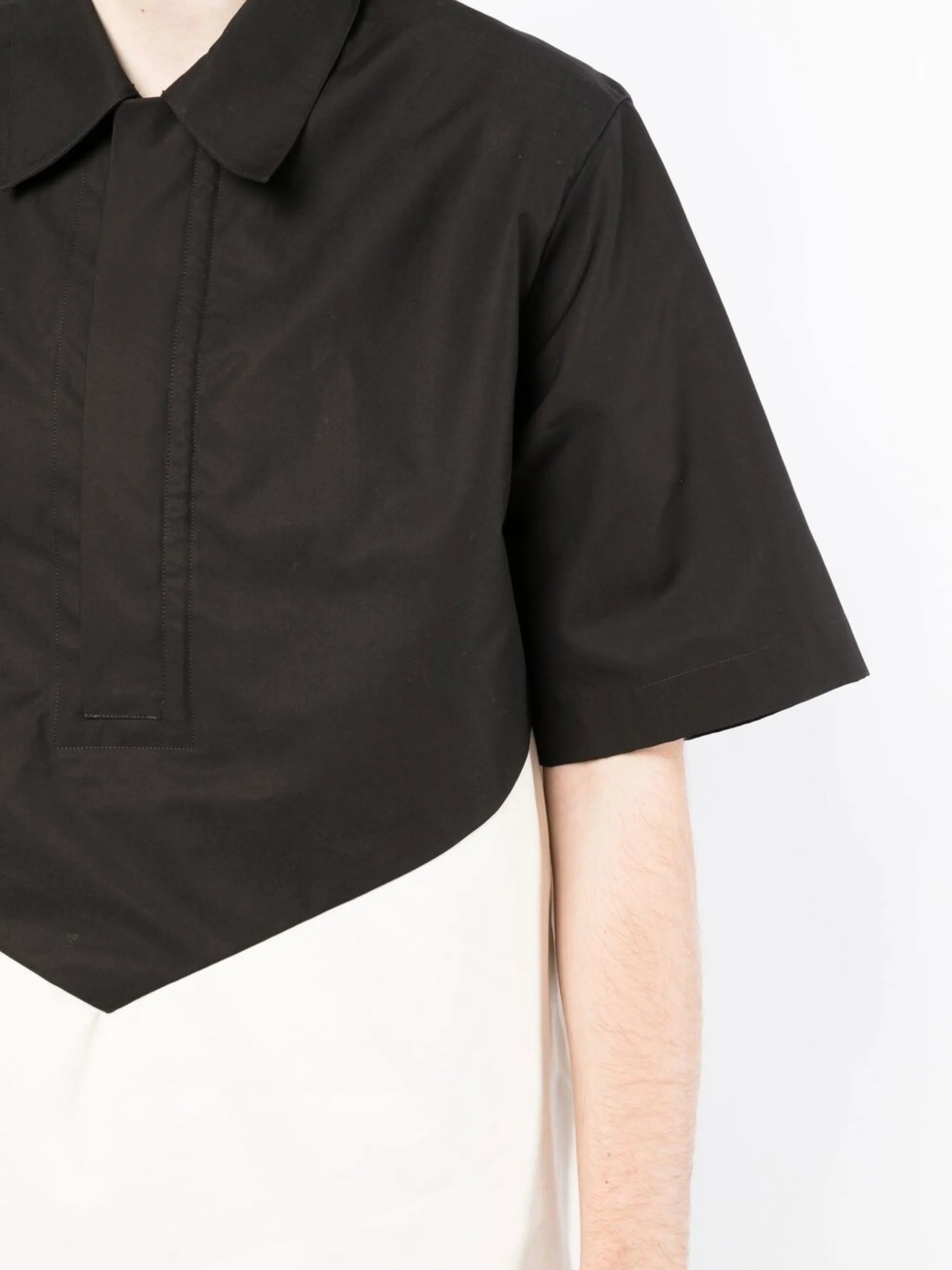 two-tone shirt
