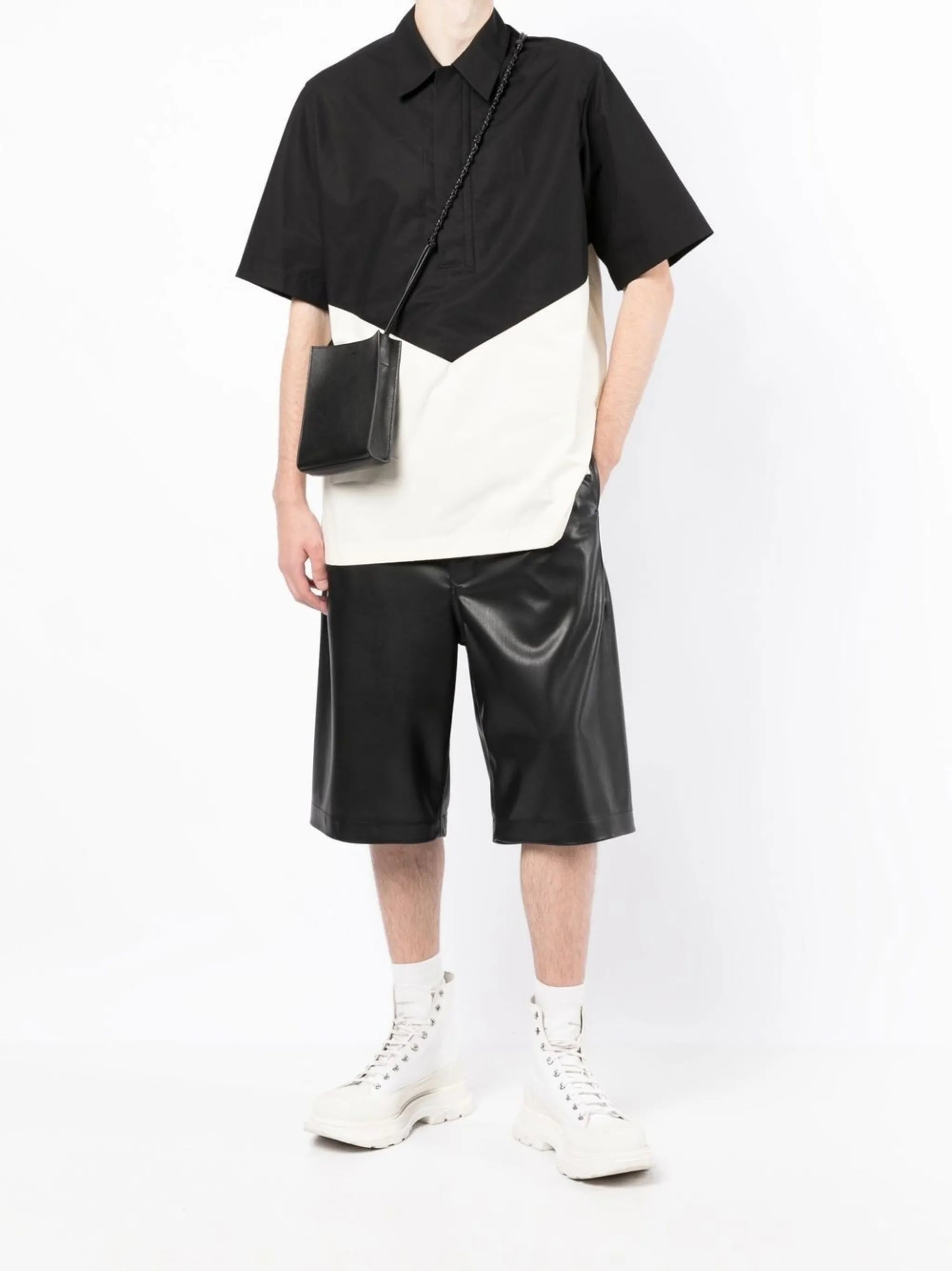 two-tone shirt