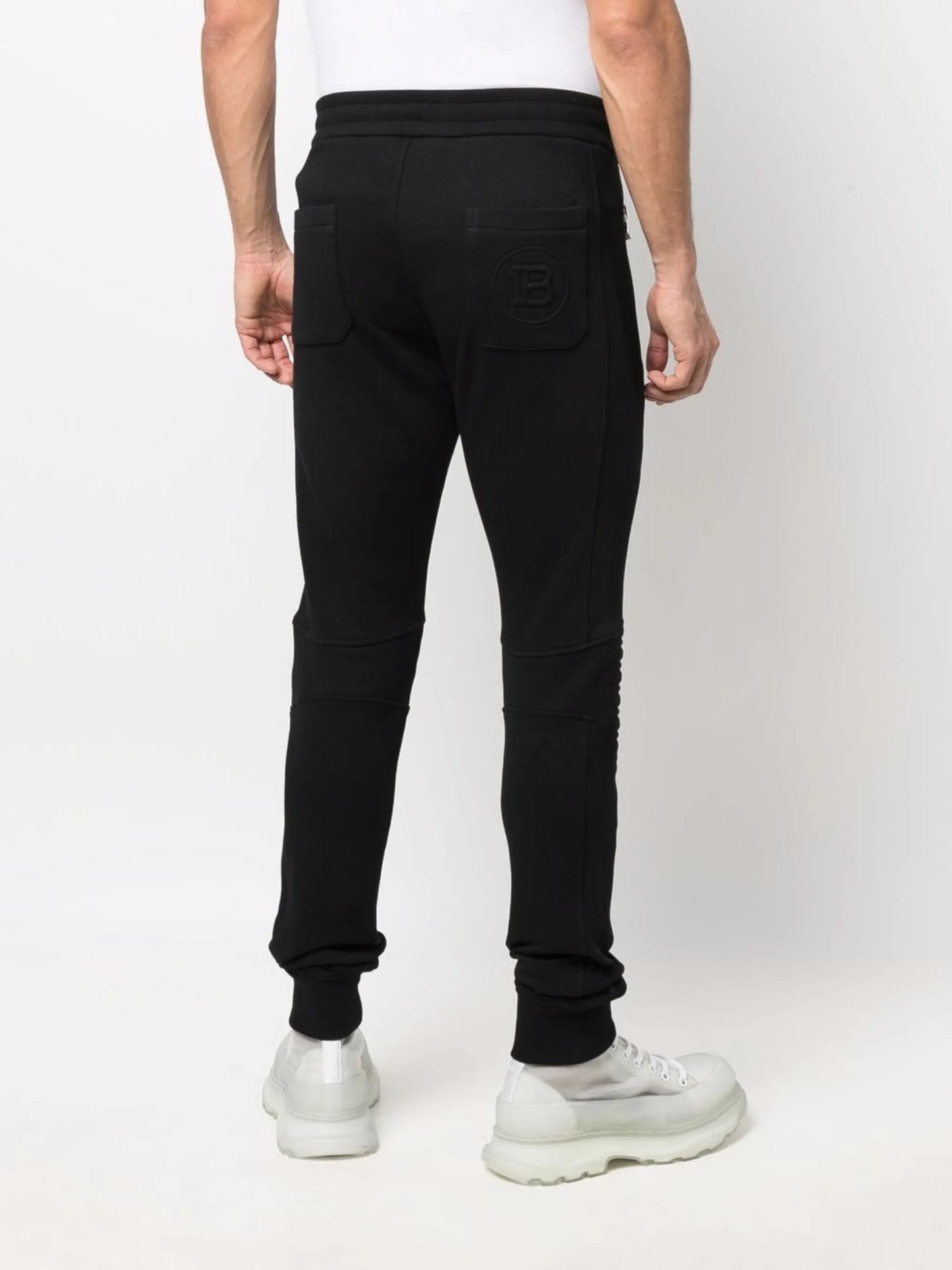 embossed logo track pants