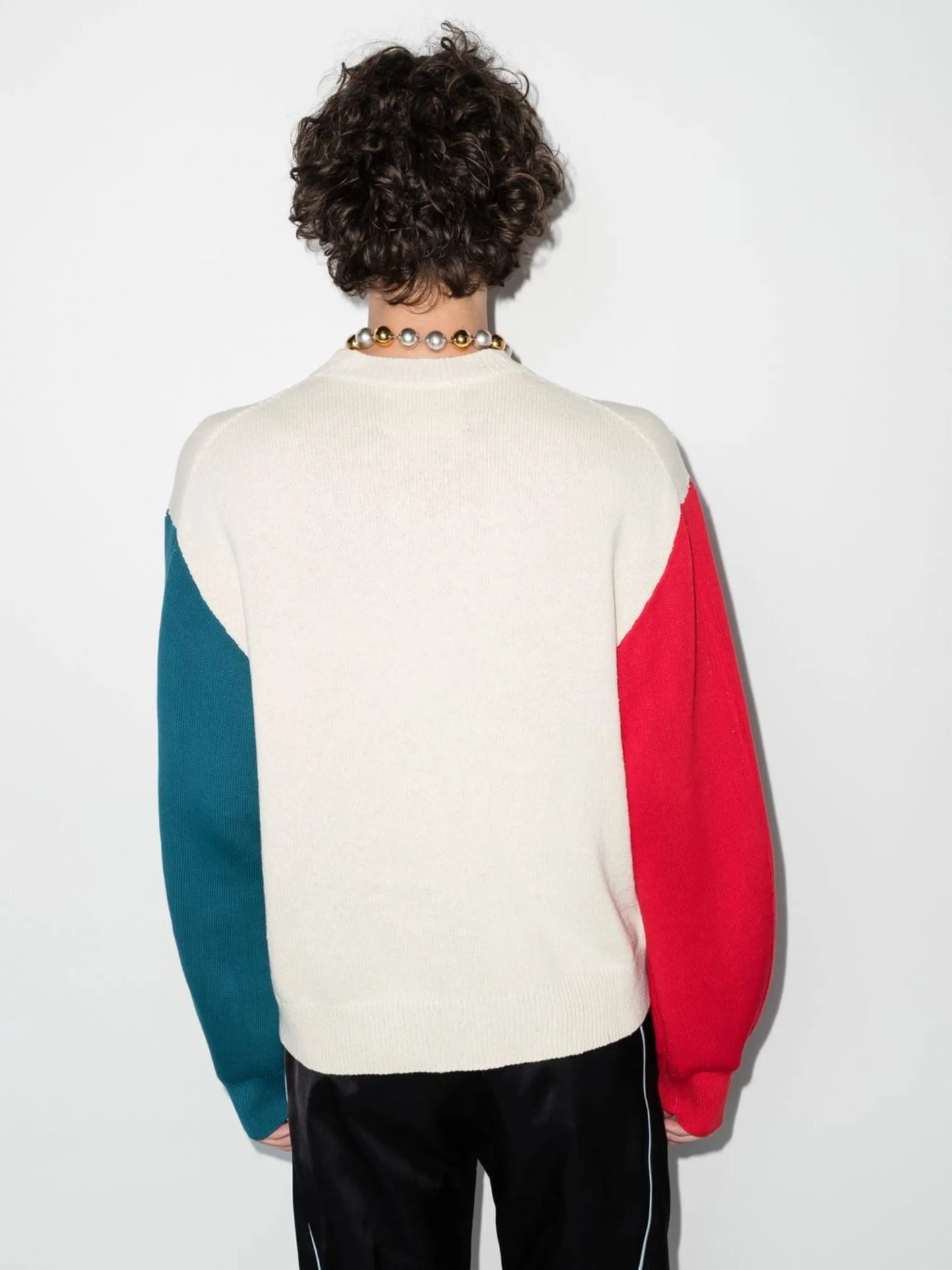 colour-block jumper
