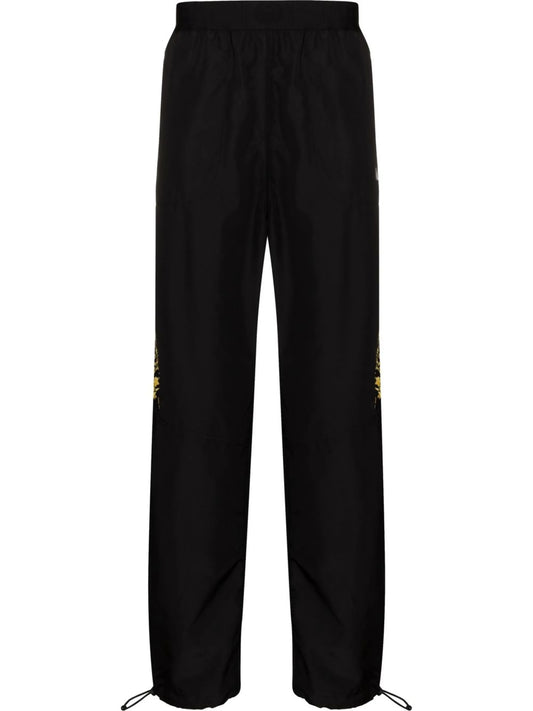 baroque-print track pants