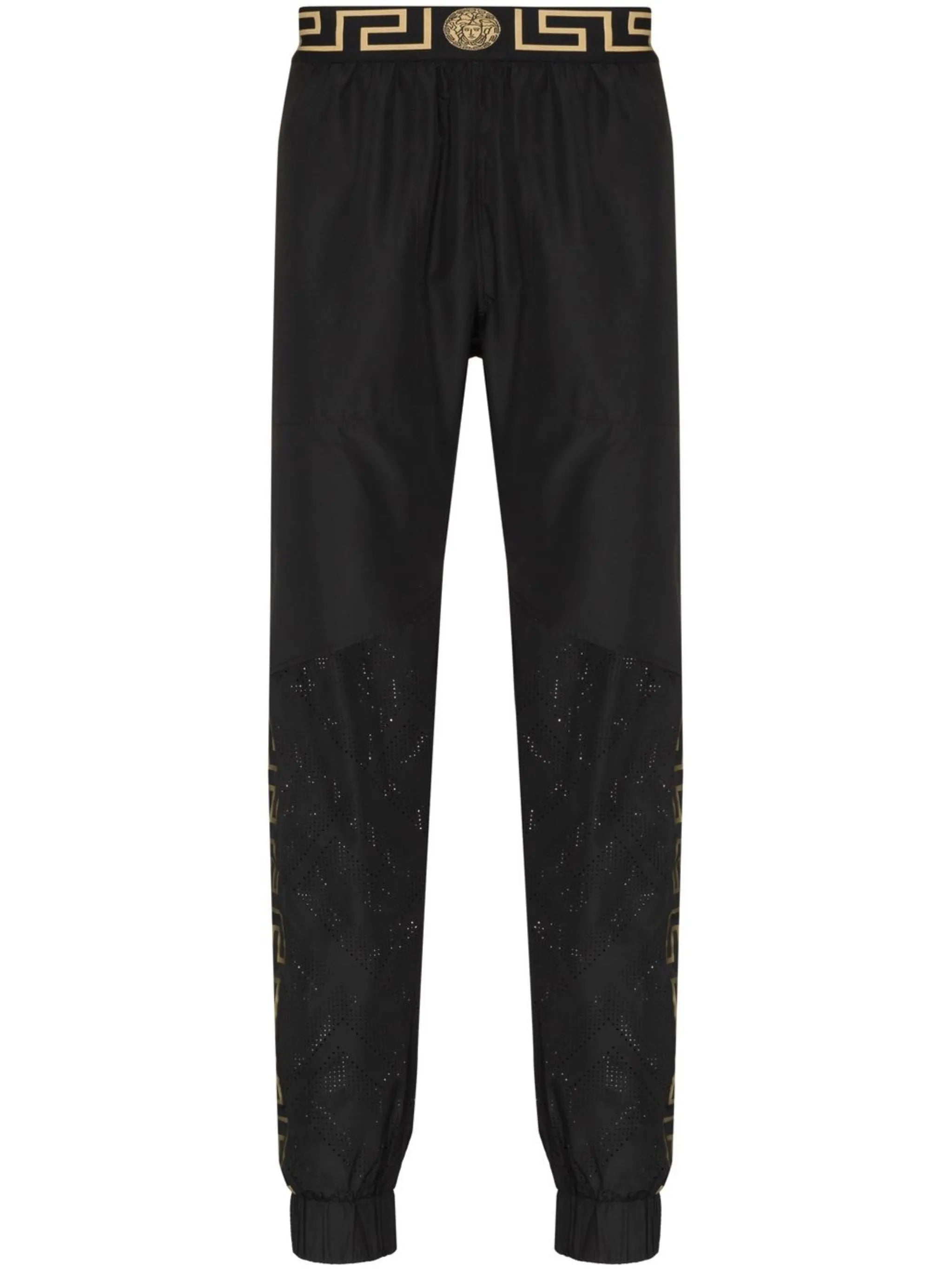 Greca-detail track pants