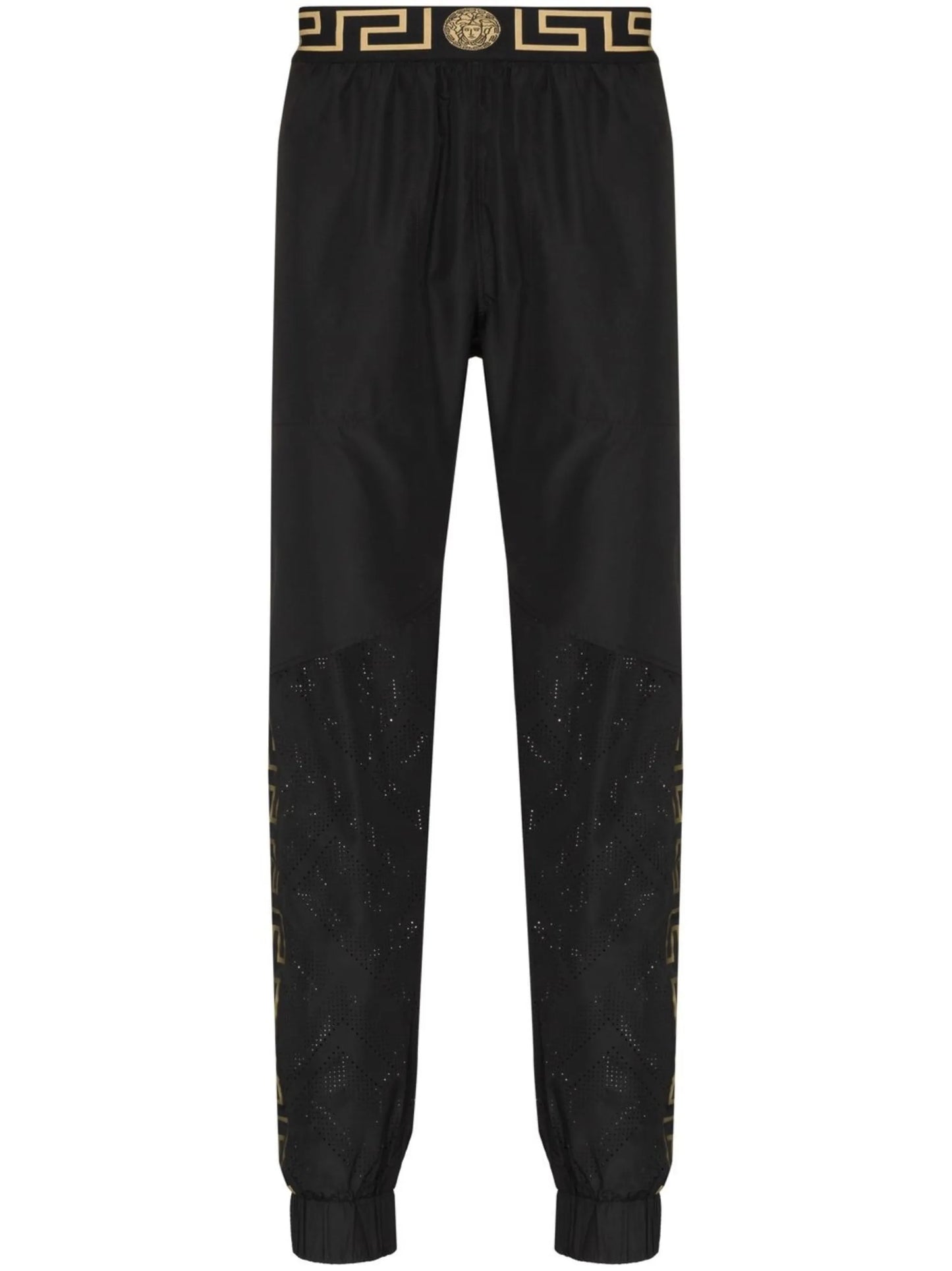 Greca-detail track pants