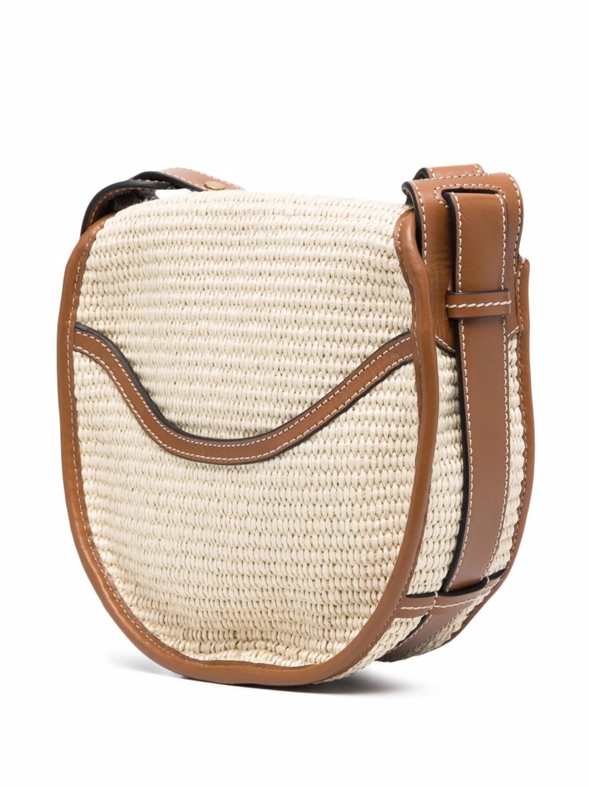 Botsy leather-trim crossbody bag