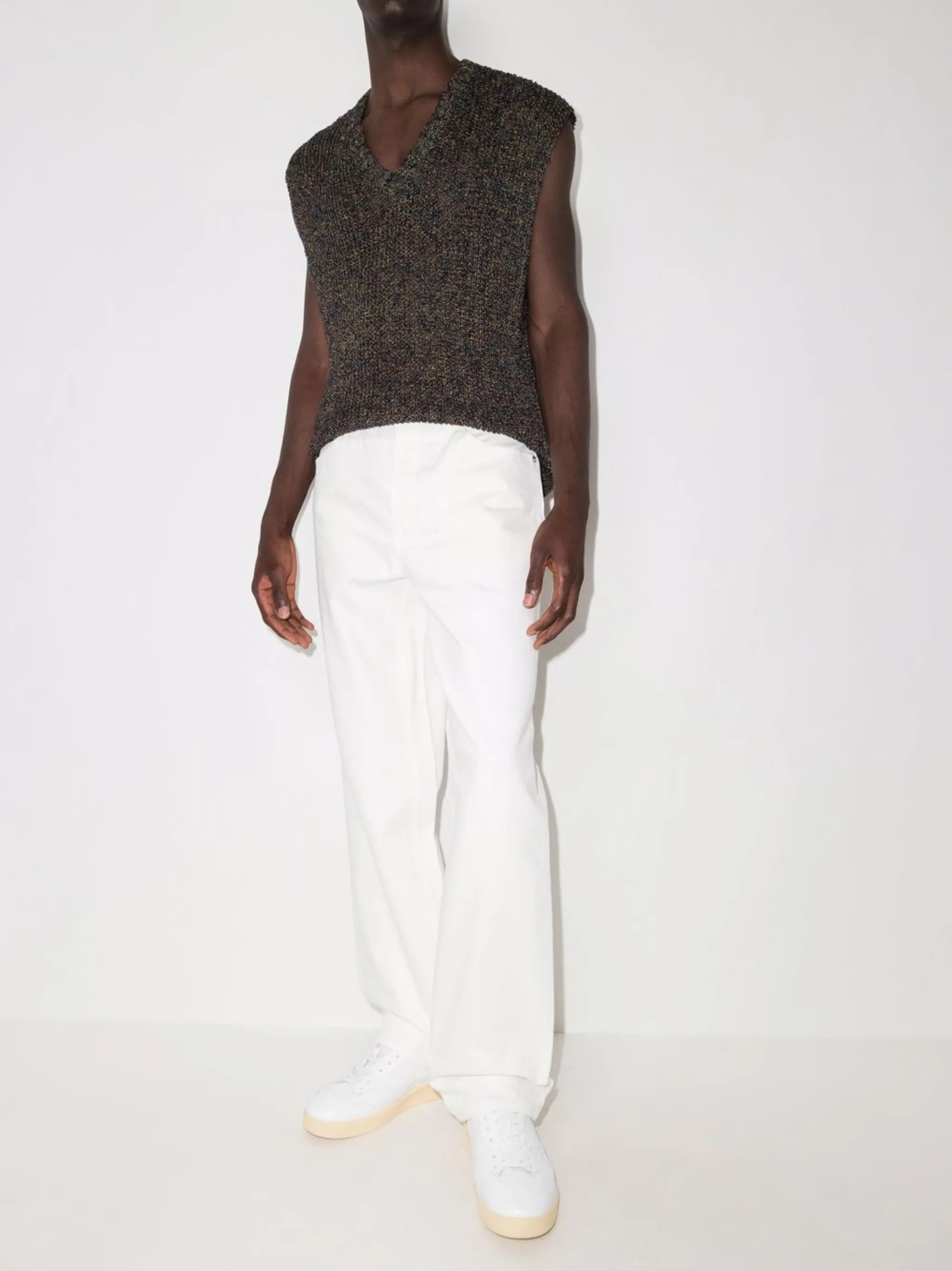 low-rise bootcut jeans