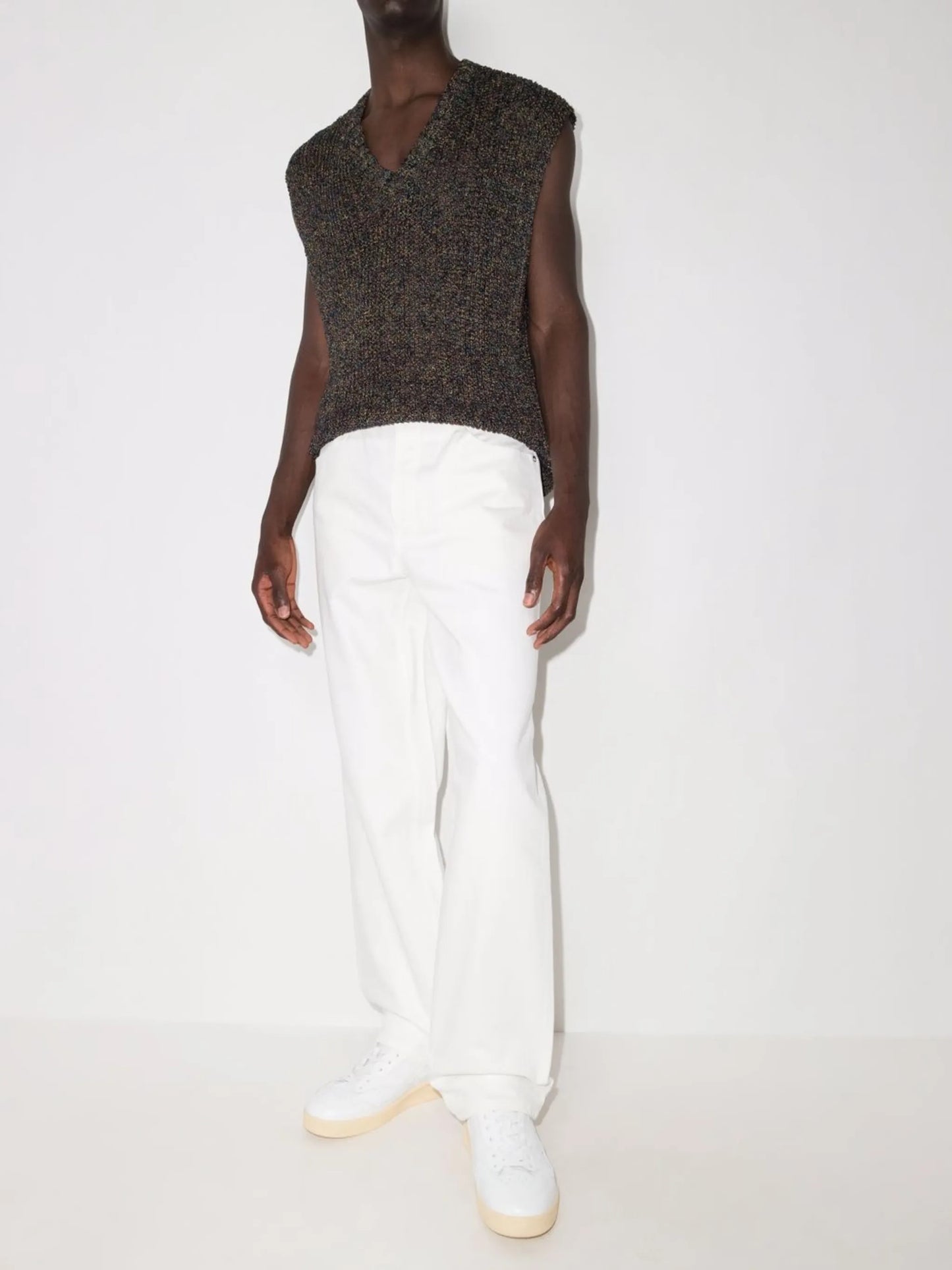 low-rise bootcut jeans