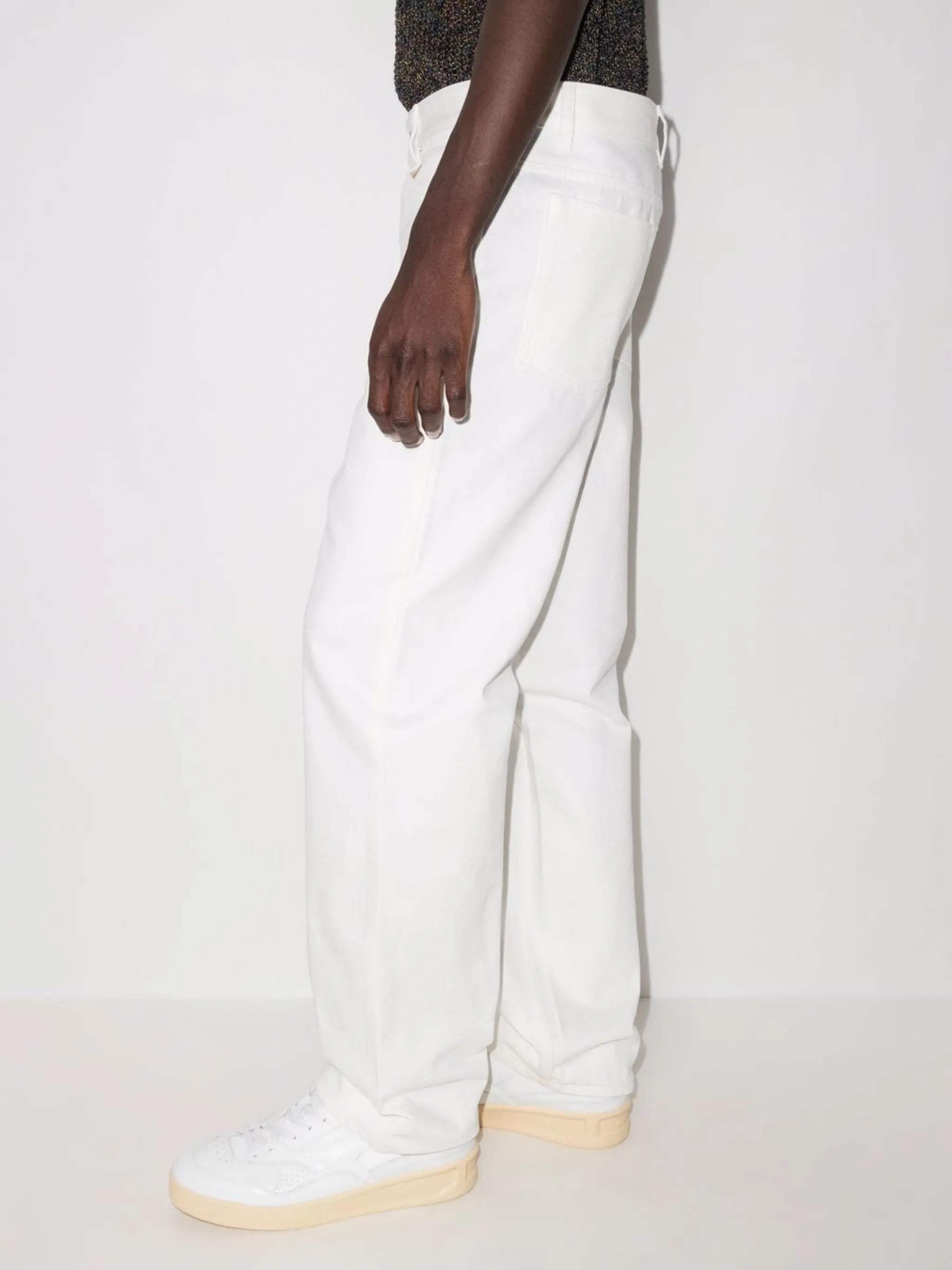 low-rise bootcut jeans