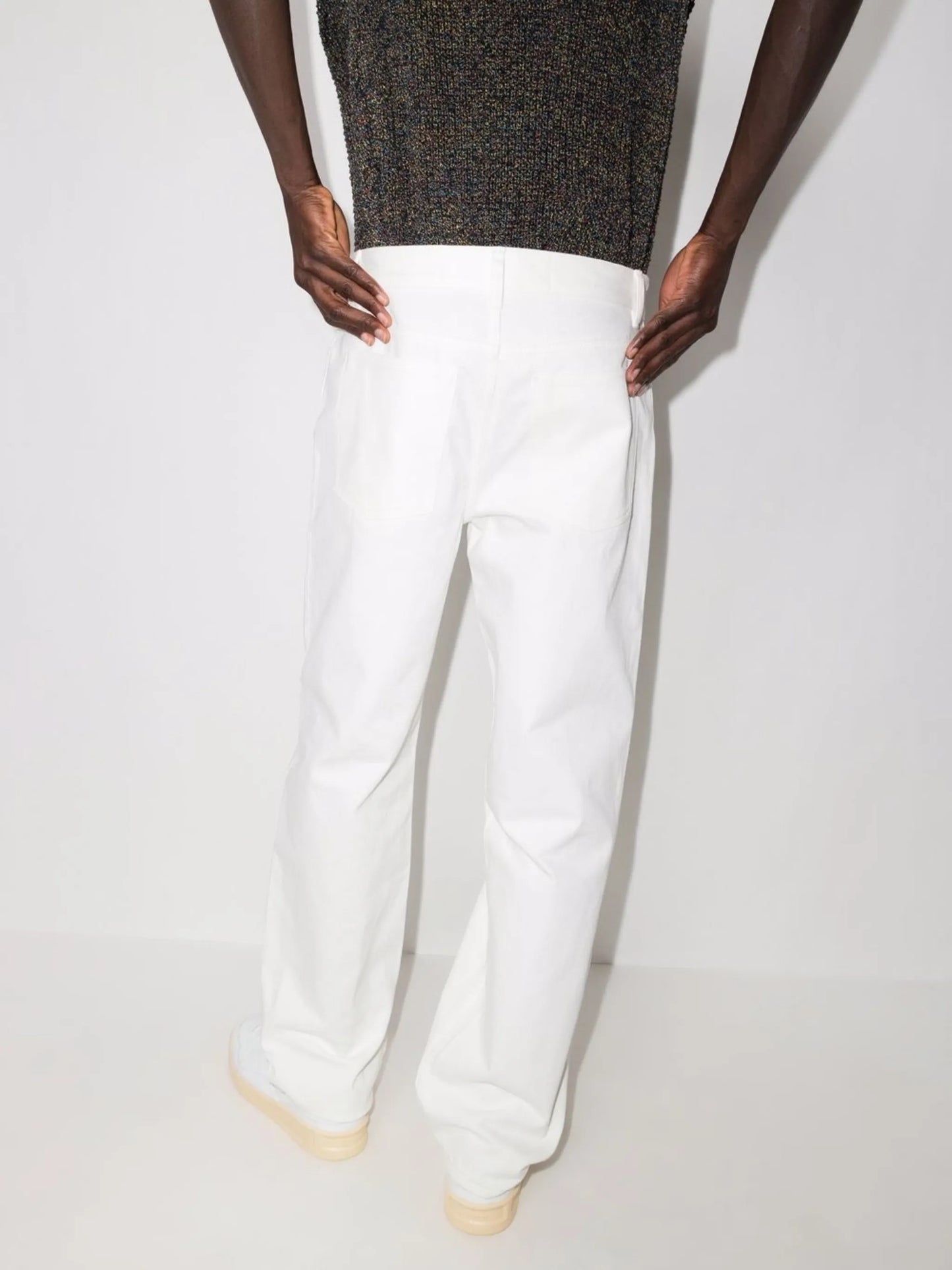 low-rise bootcut jeans