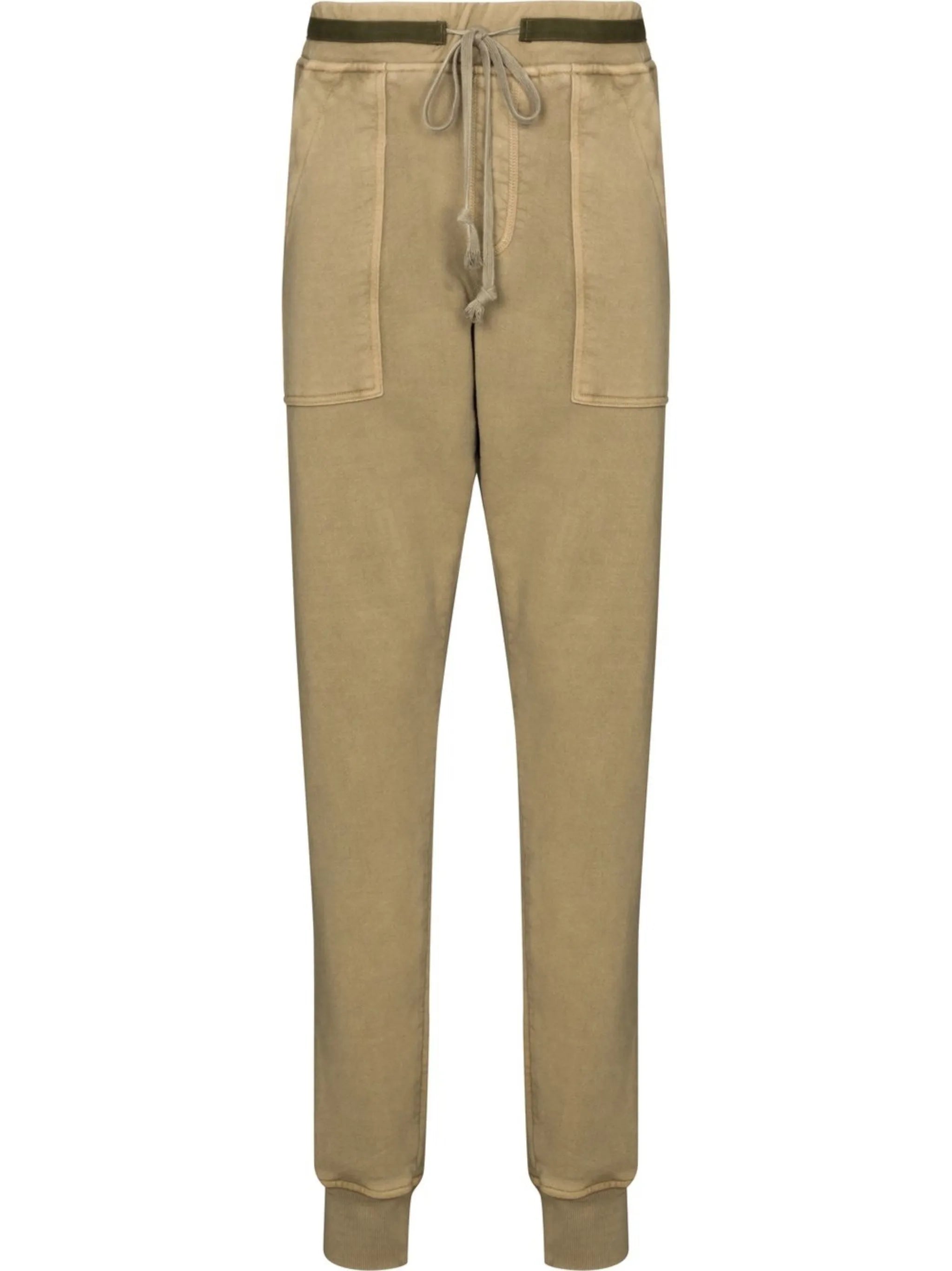 drawstring tapered track pants