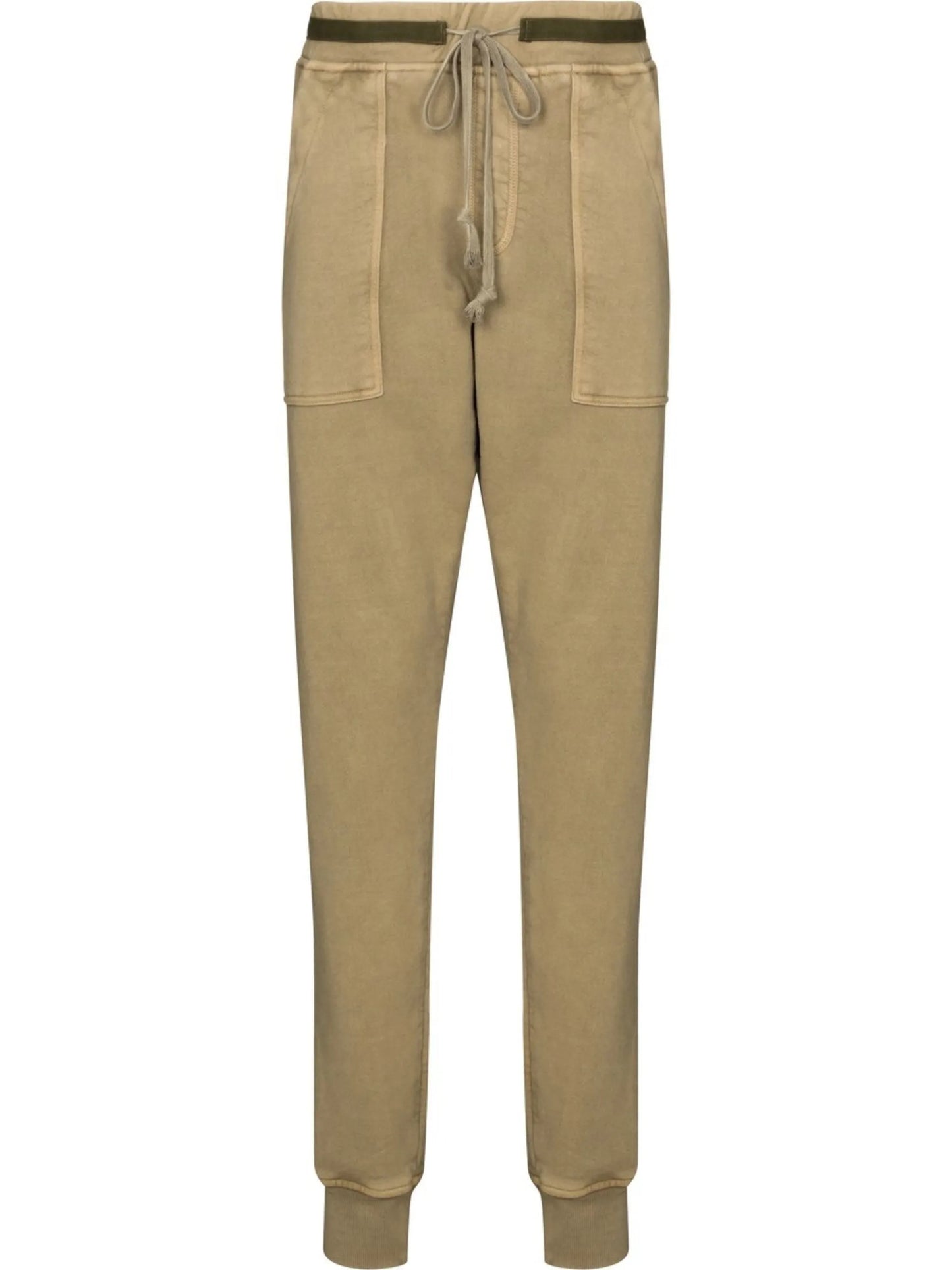 drawstring tapered track pants