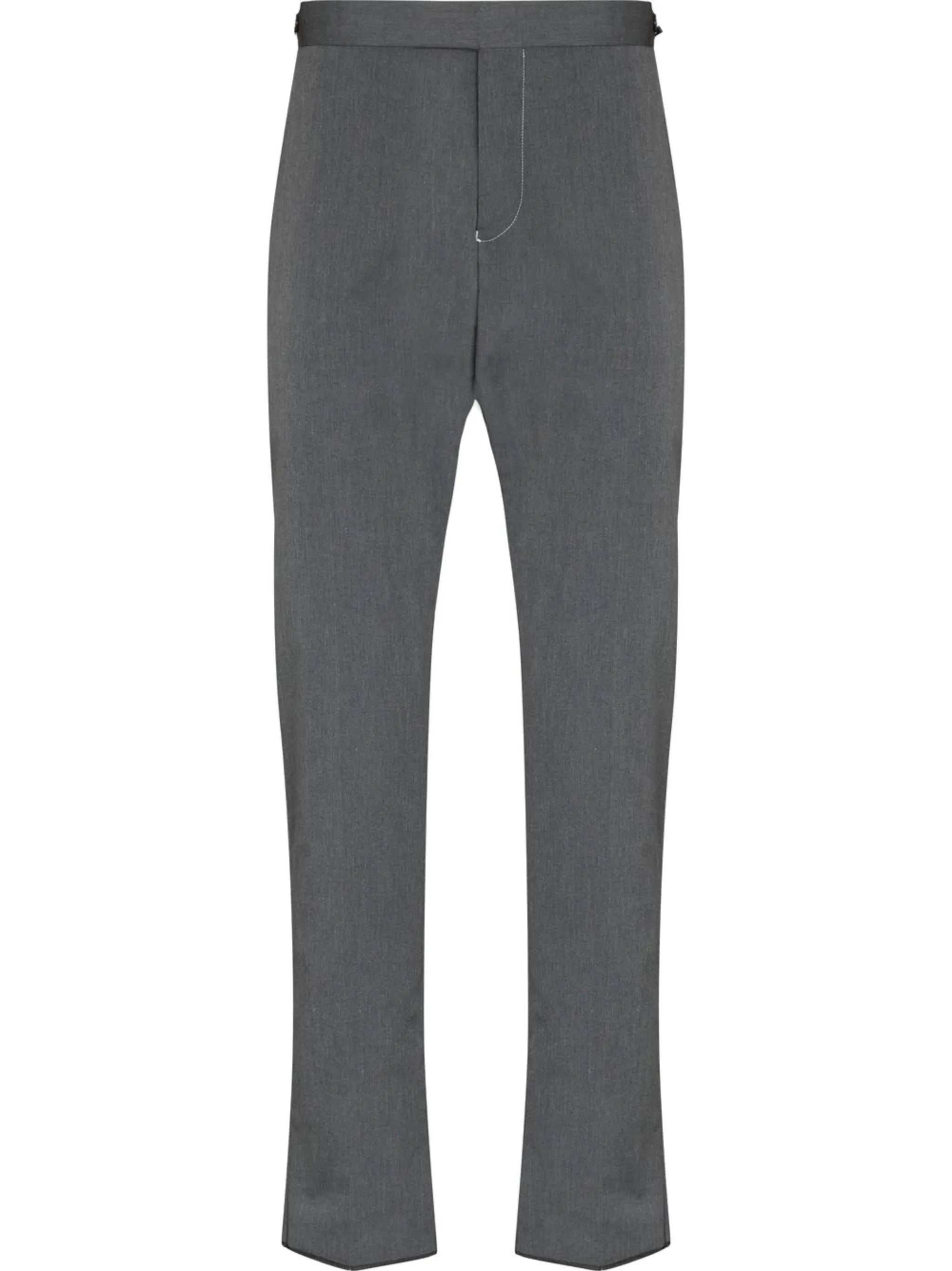 slim-fit cropped trousers