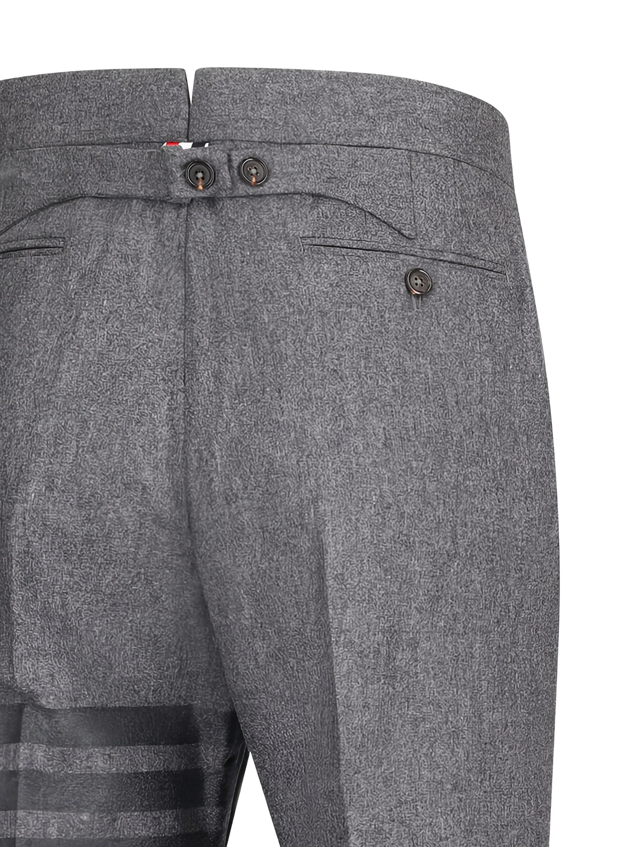 tonal 4-Bar flannel trousers