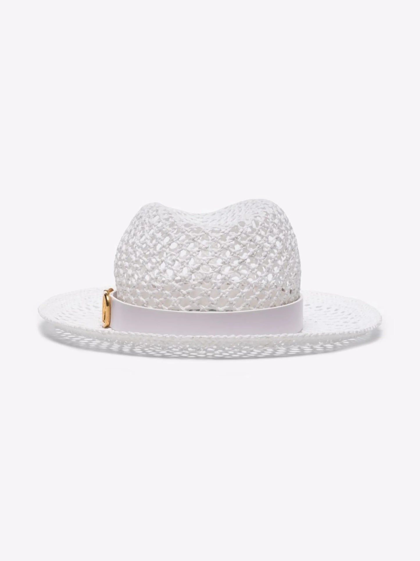 VLogo woven fedora hat