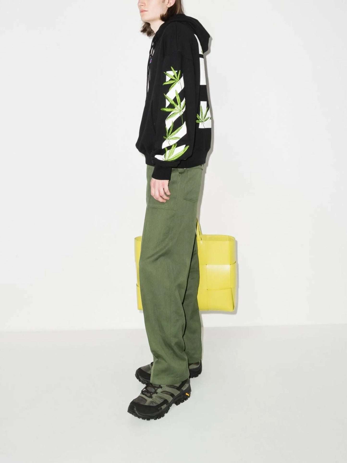 Weed Arrows-print hoodie