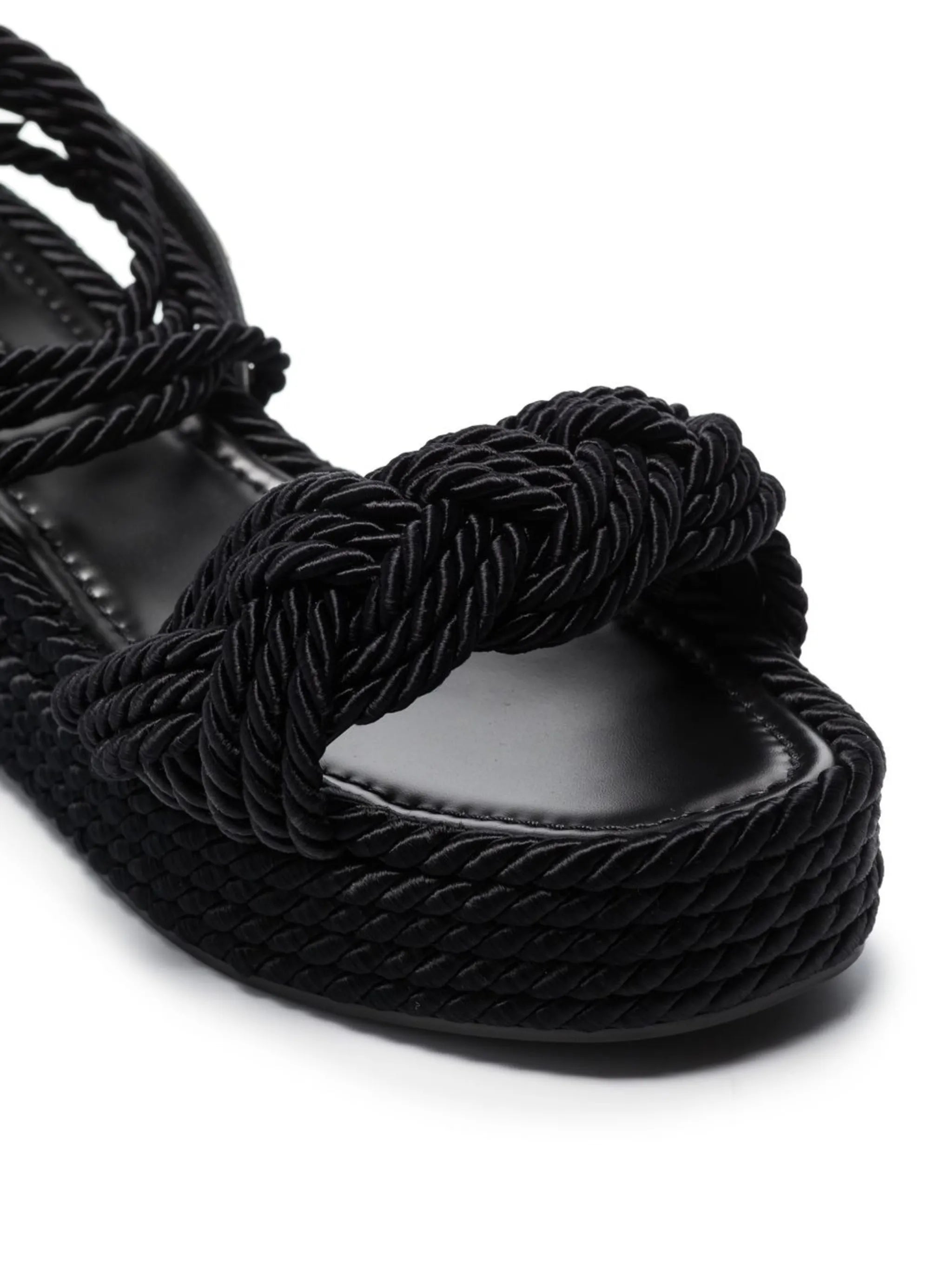 Rockstud platform sandals