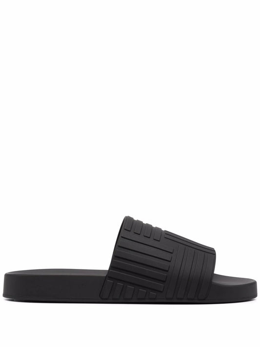 striped-strap slides