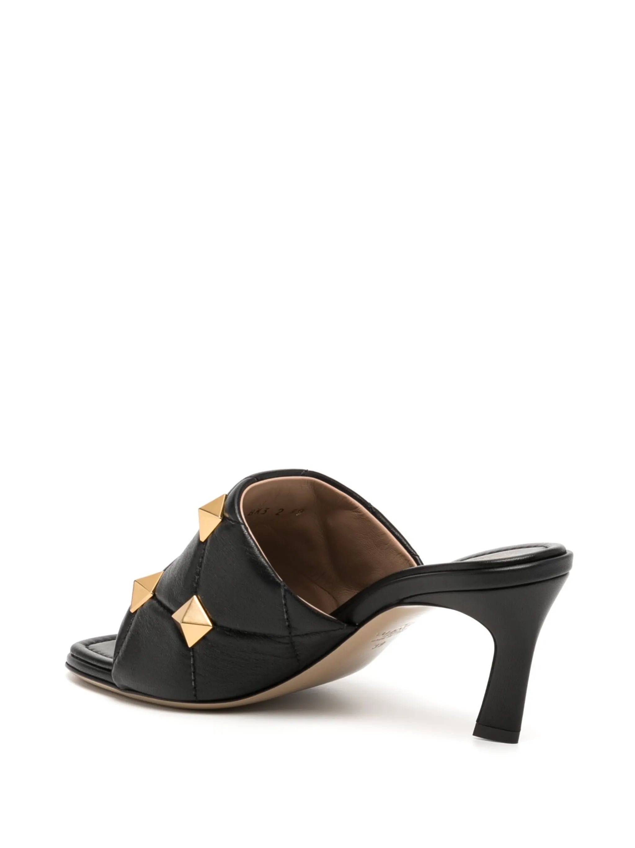 Roman Stud 65mm leather mules
