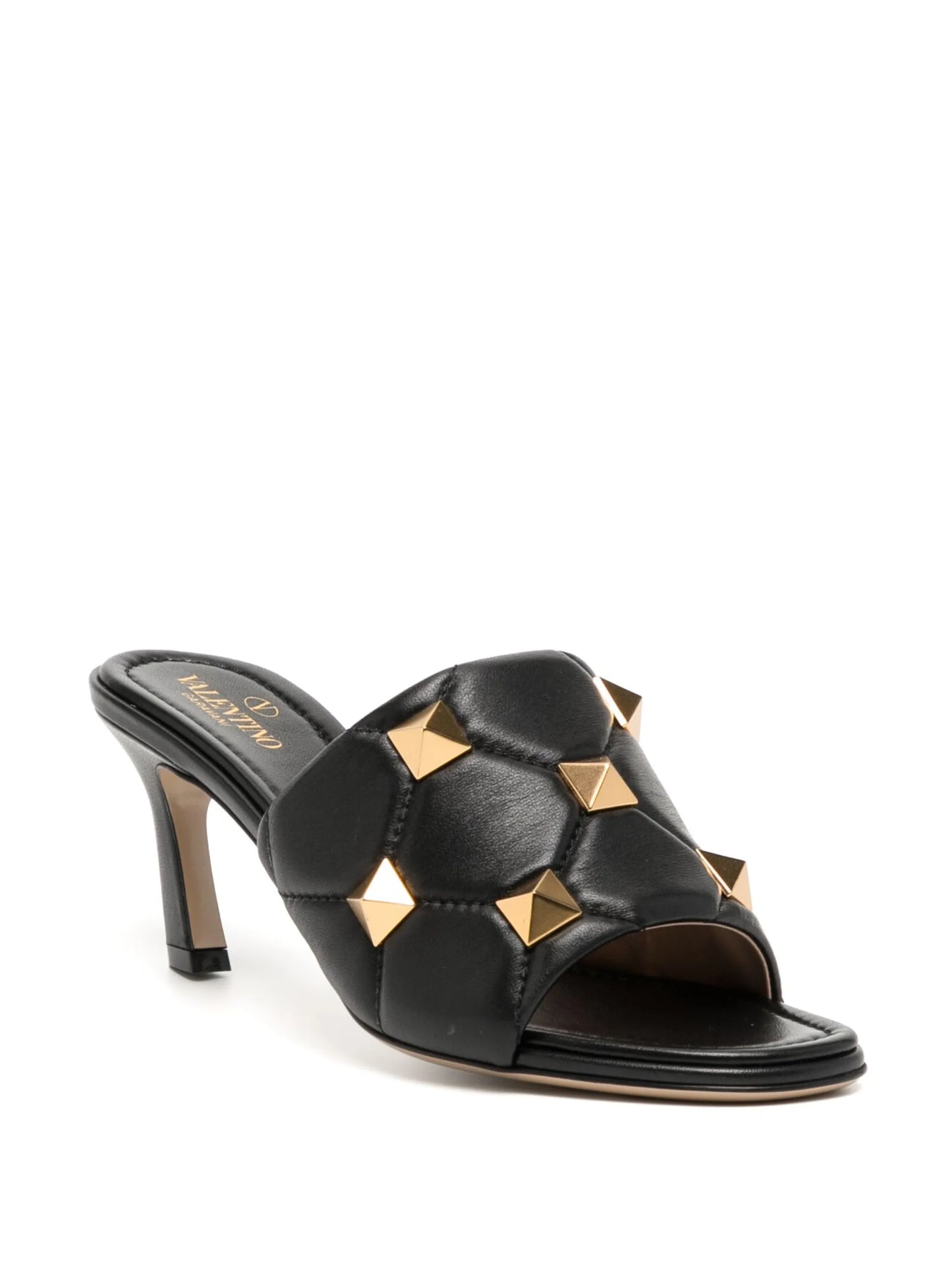Roman Stud 65mm leather mules
